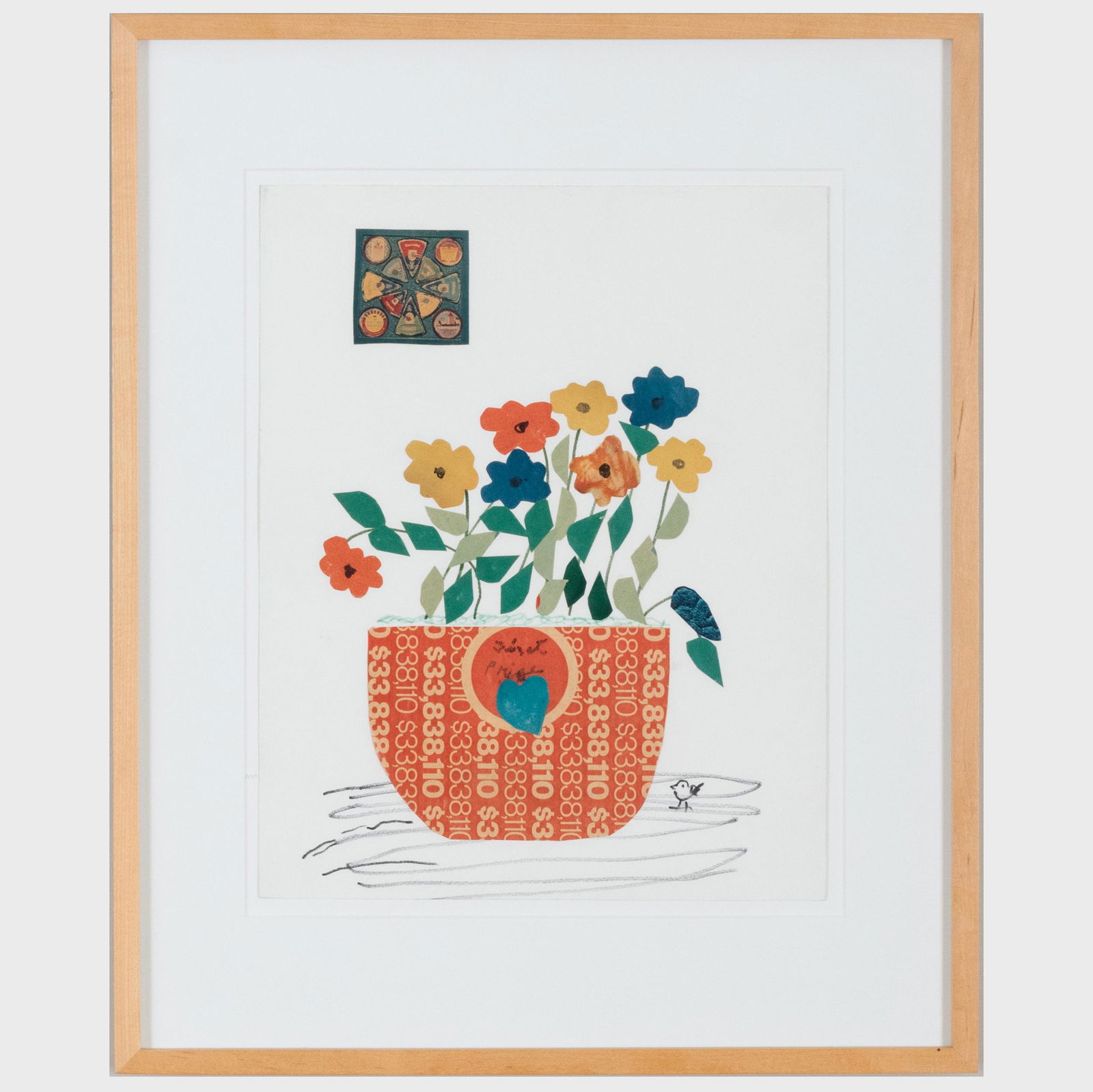 Birdie Lusch (1903-1988): Flower Vase Collage (1 of 6)