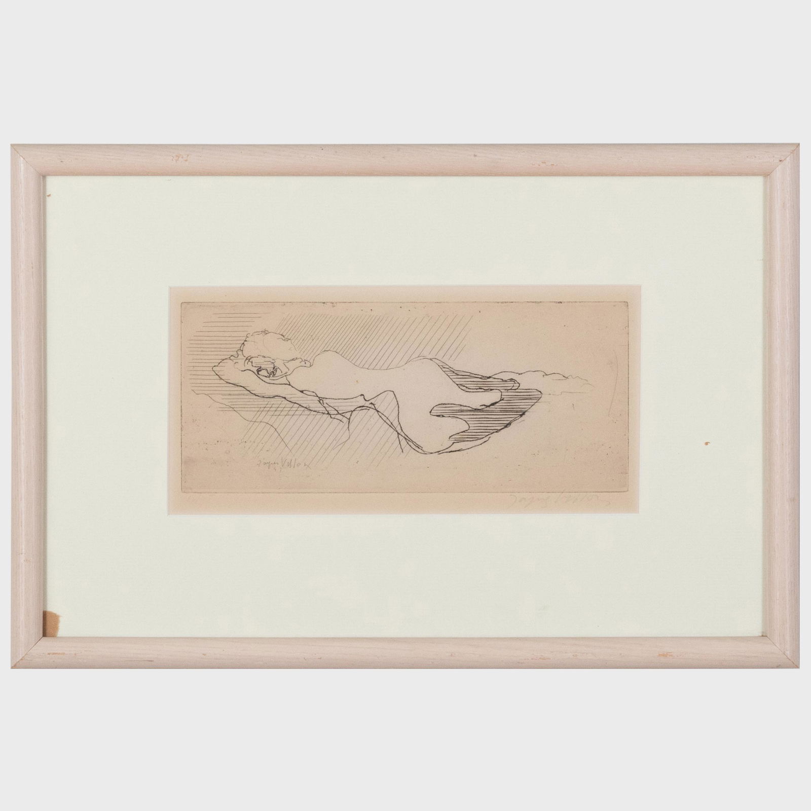 Jacques Villon (1875-1963): Reclining Figure (1 of 6)