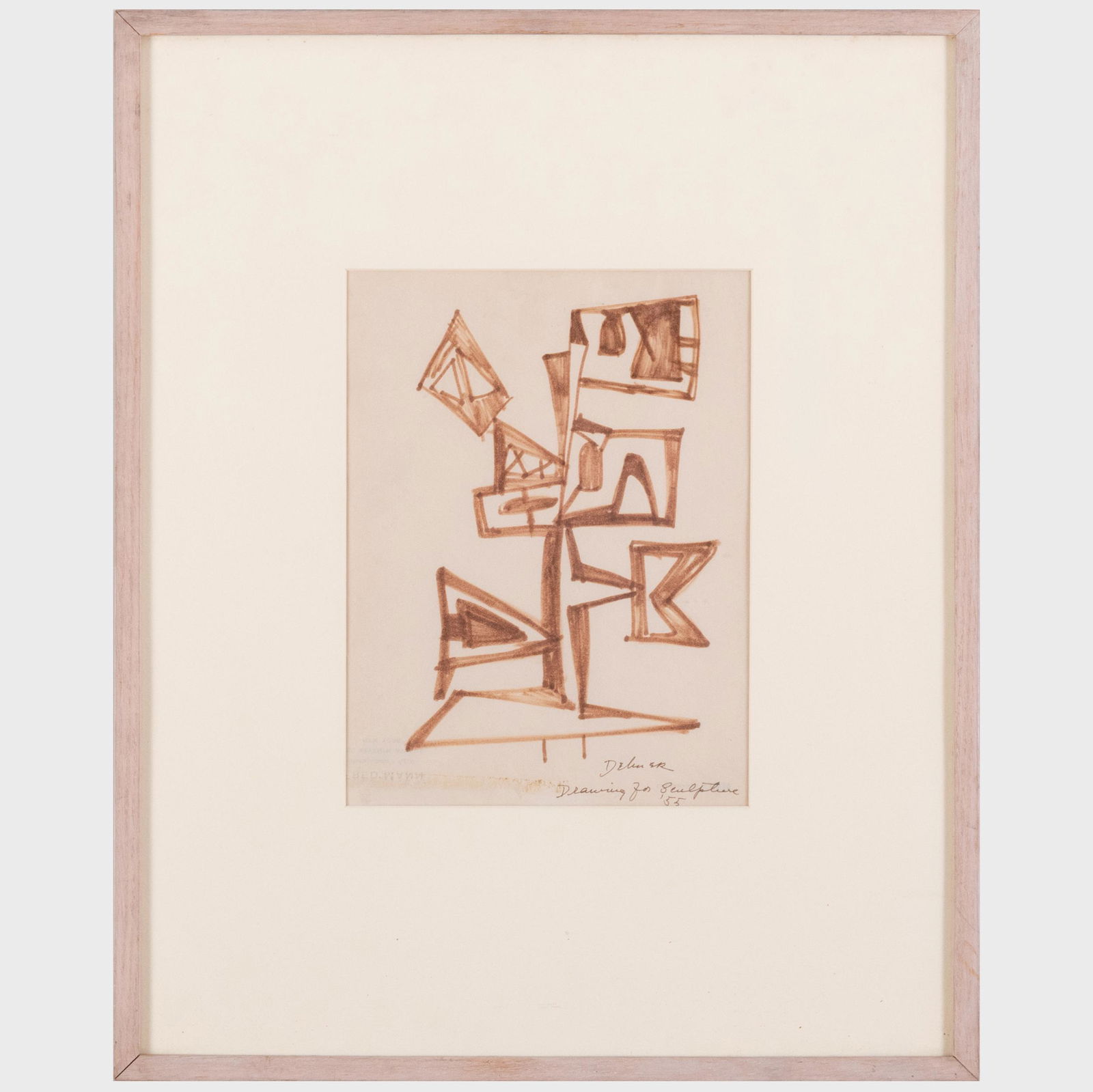 Dorothy Dehner (1901-1994): Drawing for Sculpture (1 of 5)