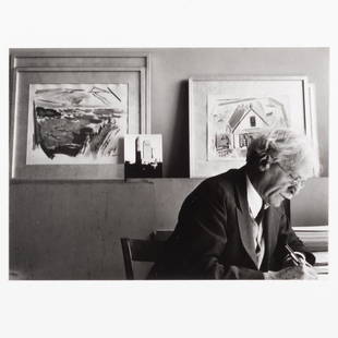 Dorothy Norman (1905-1997): Portrait of Stieglitz; and Little Rosa: Dorothy Norman (1905-1997): Portrait of Stieglitz; and Little Rosa Two gelatin silver prints mounted on card, Stieglitz signed in ink on the reverse of the mount. 2 3/4 x 3 7/8 in. (image), 3 x 2