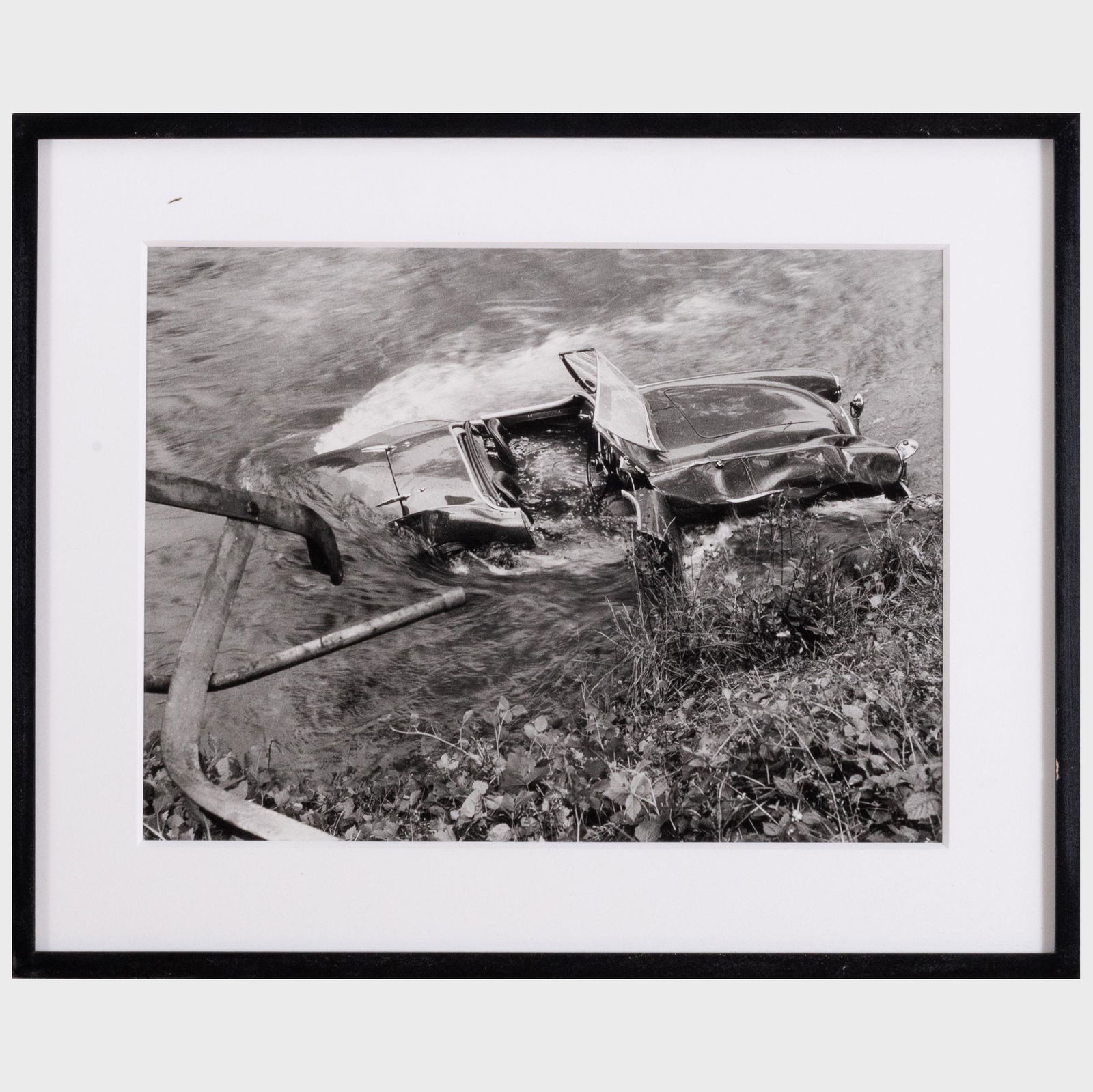 Arnold Odermatt (b. 1925): Untitled: Arnold Odermatt (b. 1925): Untitled Gelatin silver print, 1956, signed and dated on the reverse. 12 x 15 3/4 in. (sheet), 16 1/2 x 20 1/2 in. (frame).