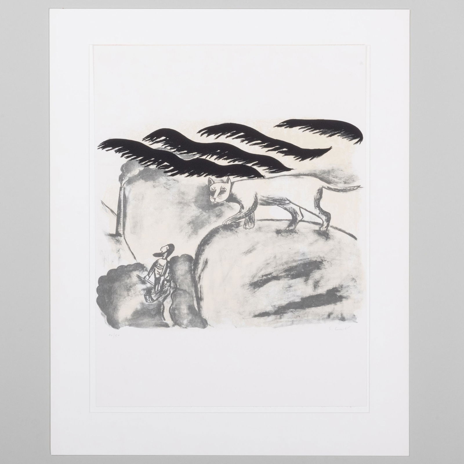 Enzo Cucchi (b. 1949): Al buio sul mare Adriatico, from Imagine Force (1 of 9)