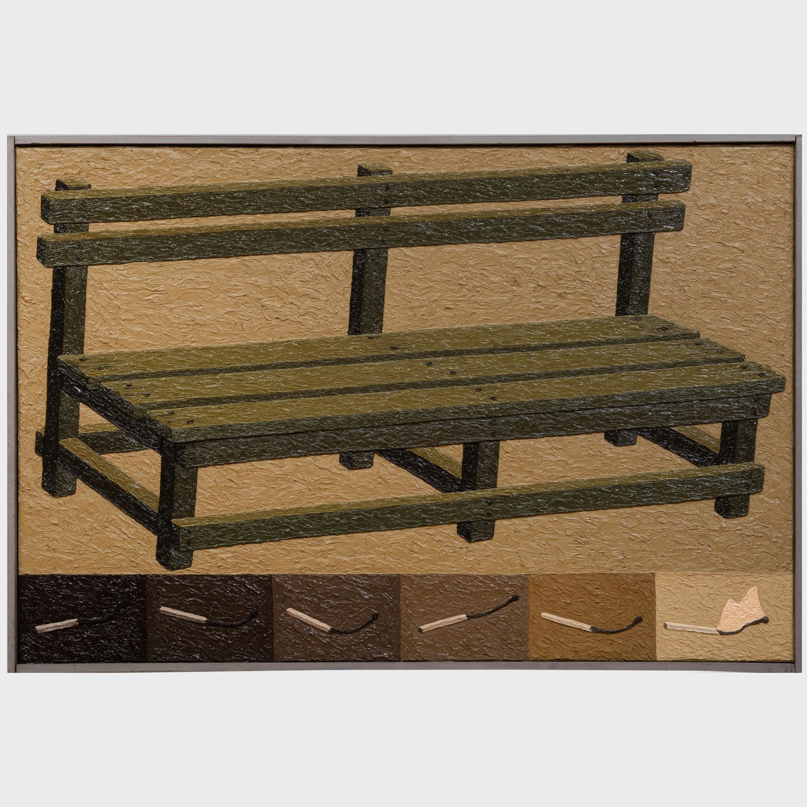 Valery Bobrov (b. 1945): Park Bench; and Lamp (1 of 9)