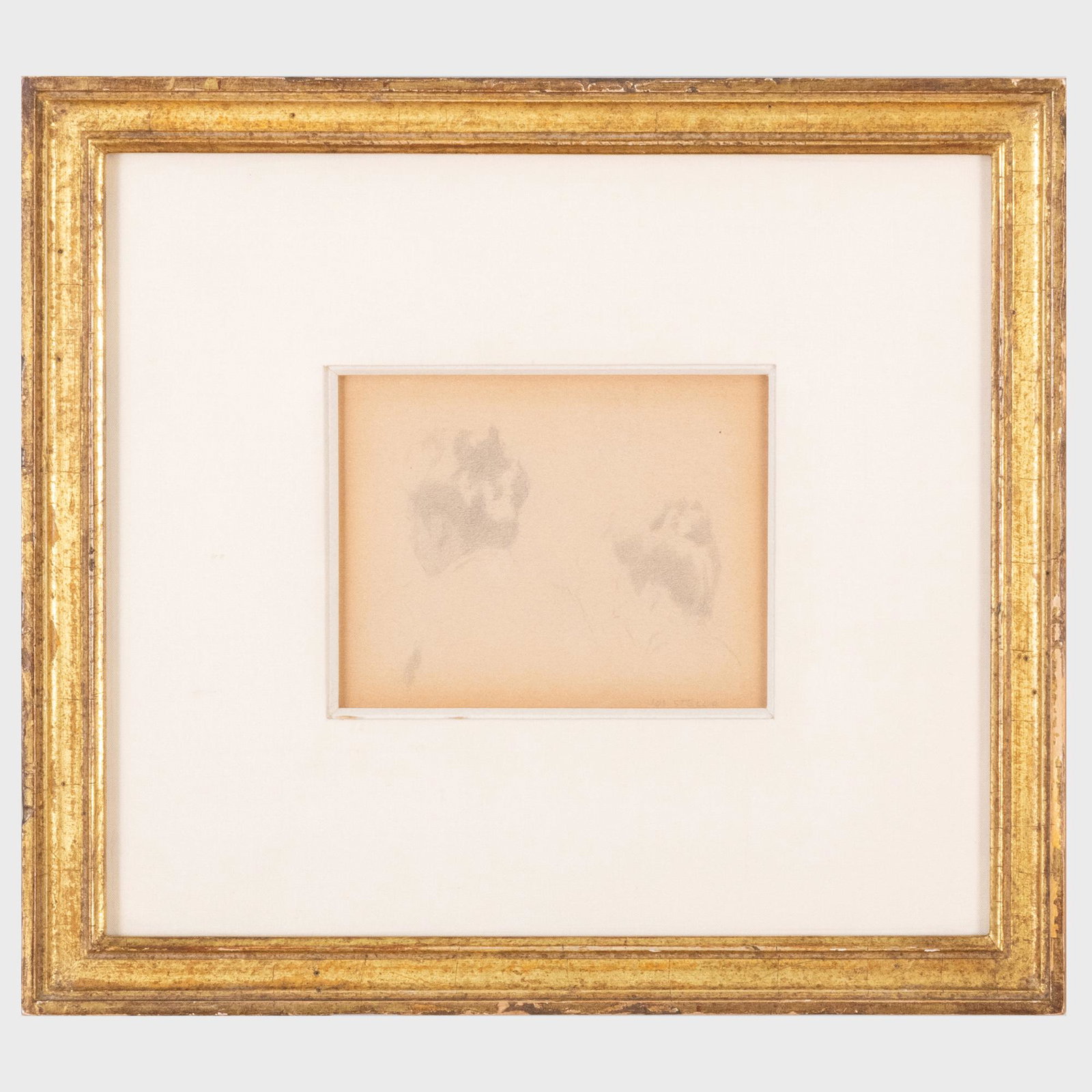 Joseph Stella (1877-1946): Two Head Studies (1 of 6)