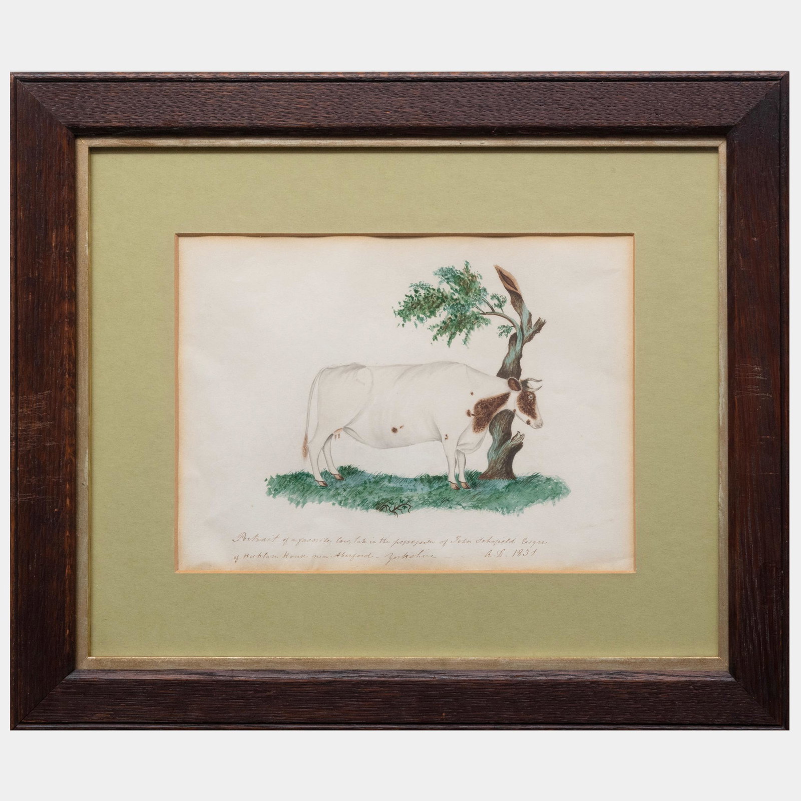 European School: Portrait of a Favorite Cow (1 of 4)