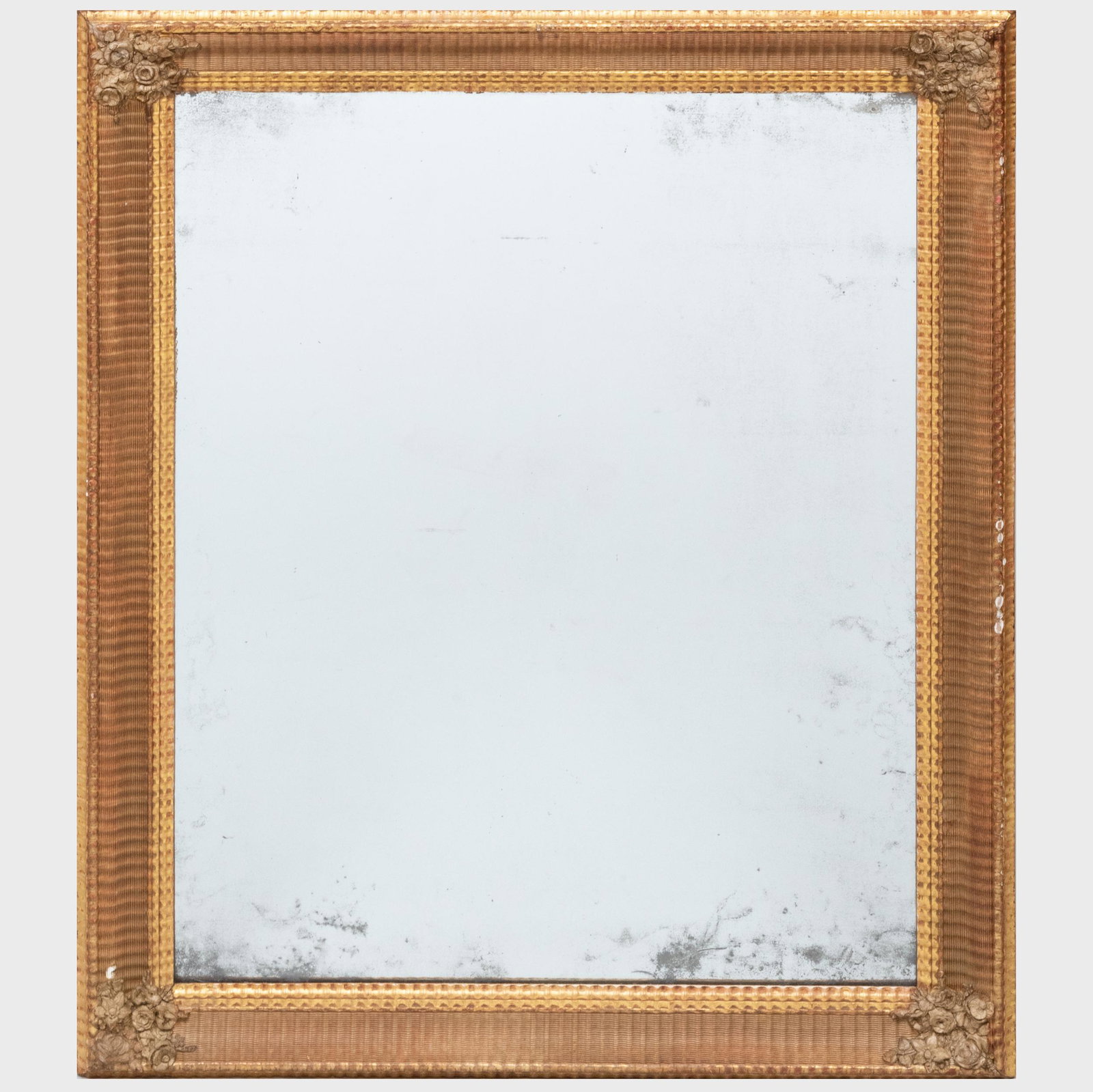 Late Napoleon III Carved Giltwood Mirror (1 of 6)