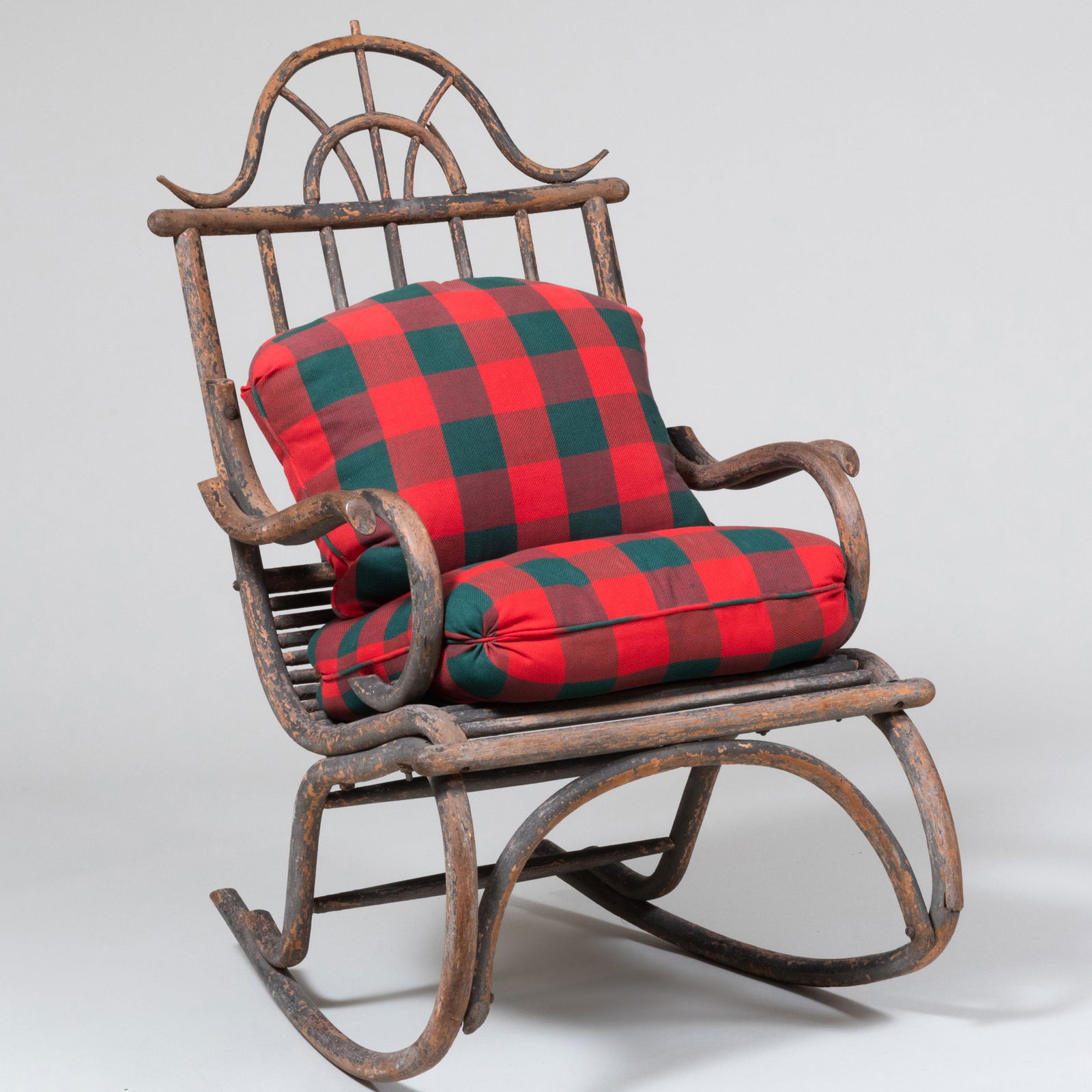 Rustic American Bentwood Rocking Chair (1 of 8)