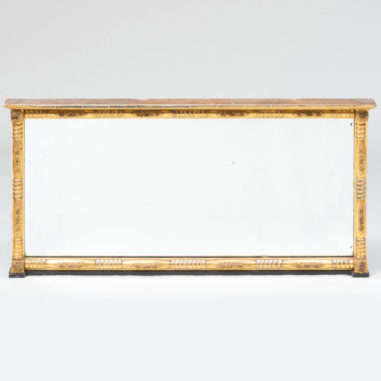 Federal Giltwood Split Baluster Overmantel Mirror (1 of 5)