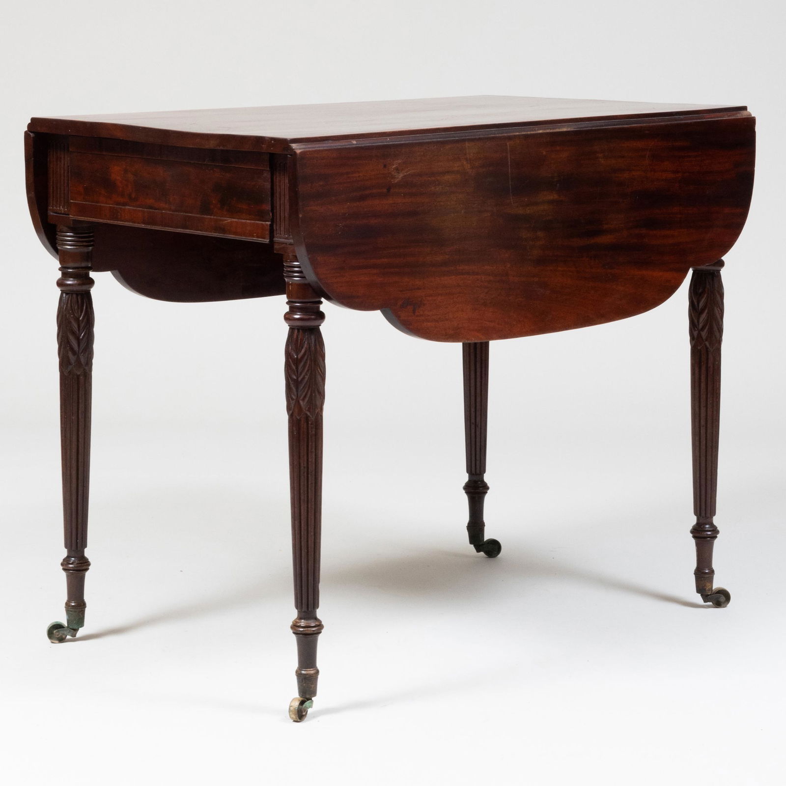 Fine Federal Mahogany Drop-Leaf Breakfast Table, in the Manner of Charles Honoré Lannuier (1 of 6)