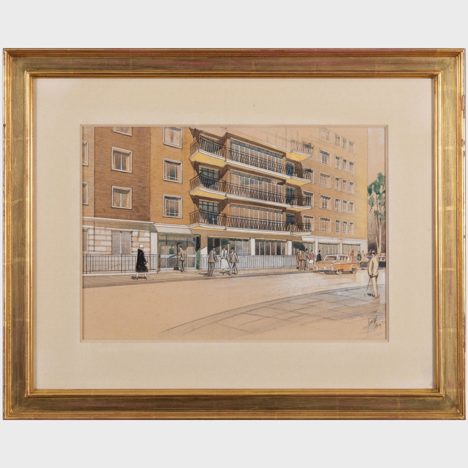 American School: Architectural Facades: A Group of Two (1 of 11)