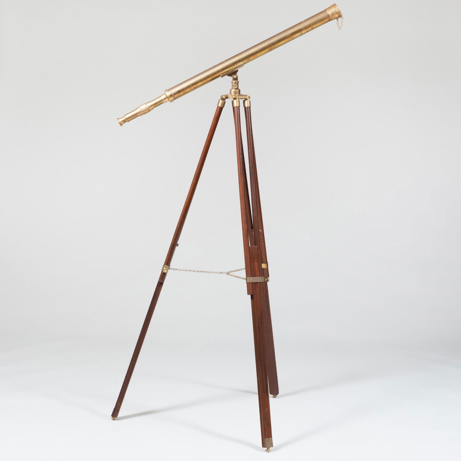 American Brass Telescope on Adjustable Walnut Tripod Stand (1 of 10)
