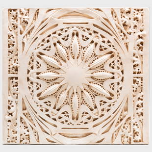 American Plaster Cast, After a Design by Louis Sullivan: American Plaster Cast, After a Design by Louis Sullivan Unmarked. 27 x 29 in.