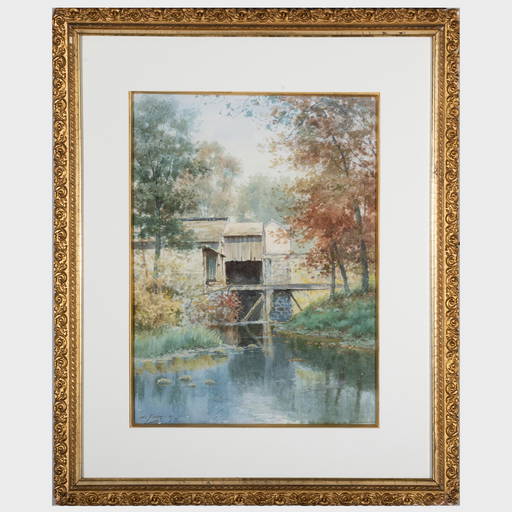 William Crothers Fitler (18571915) Covered Bridge (0350) on Sep 08