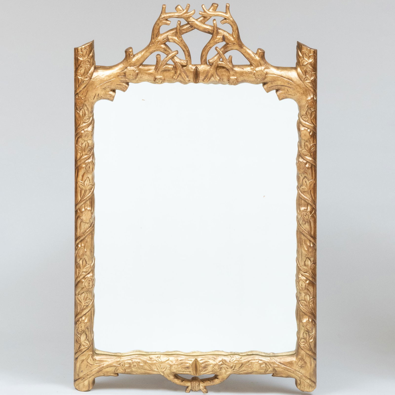 Faux Bois Gilt Composition Mirror, Designed by Bunny Williams (1 of 7)