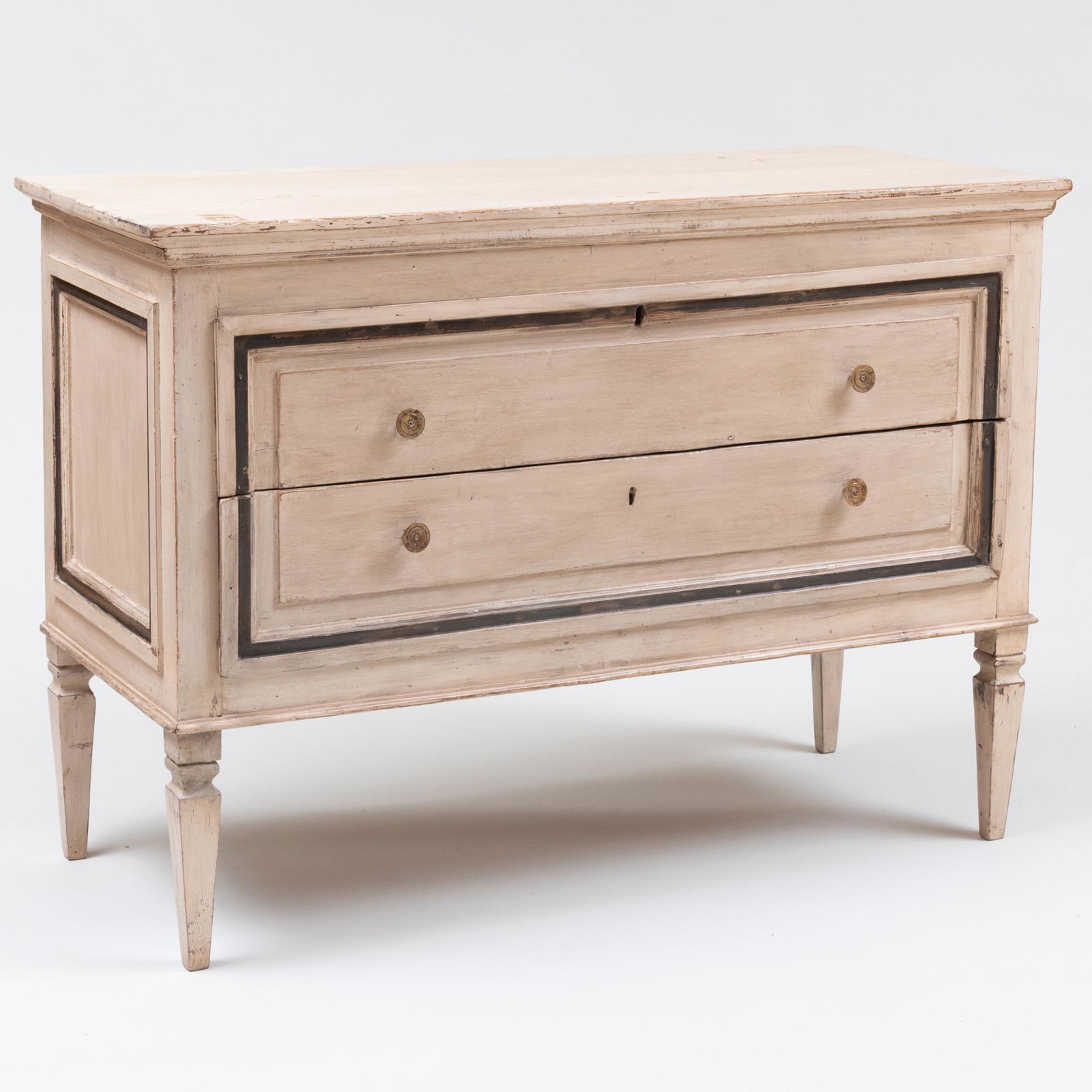 Italian Neoclassical Painted Chest of Drawers (1 of 8)