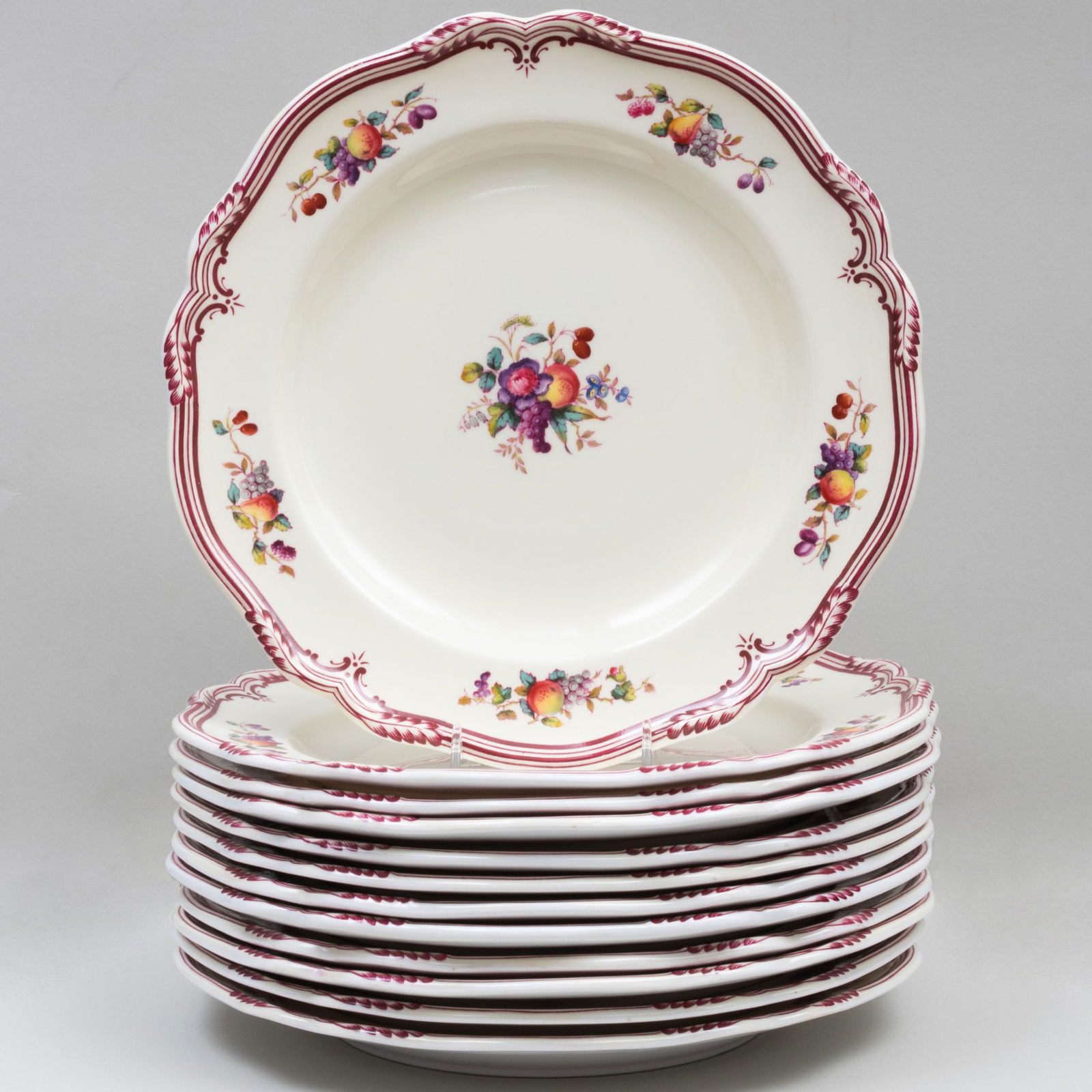 Set of Twelve Copeland Spode Porcelain Dinner Plates (1 of 6)