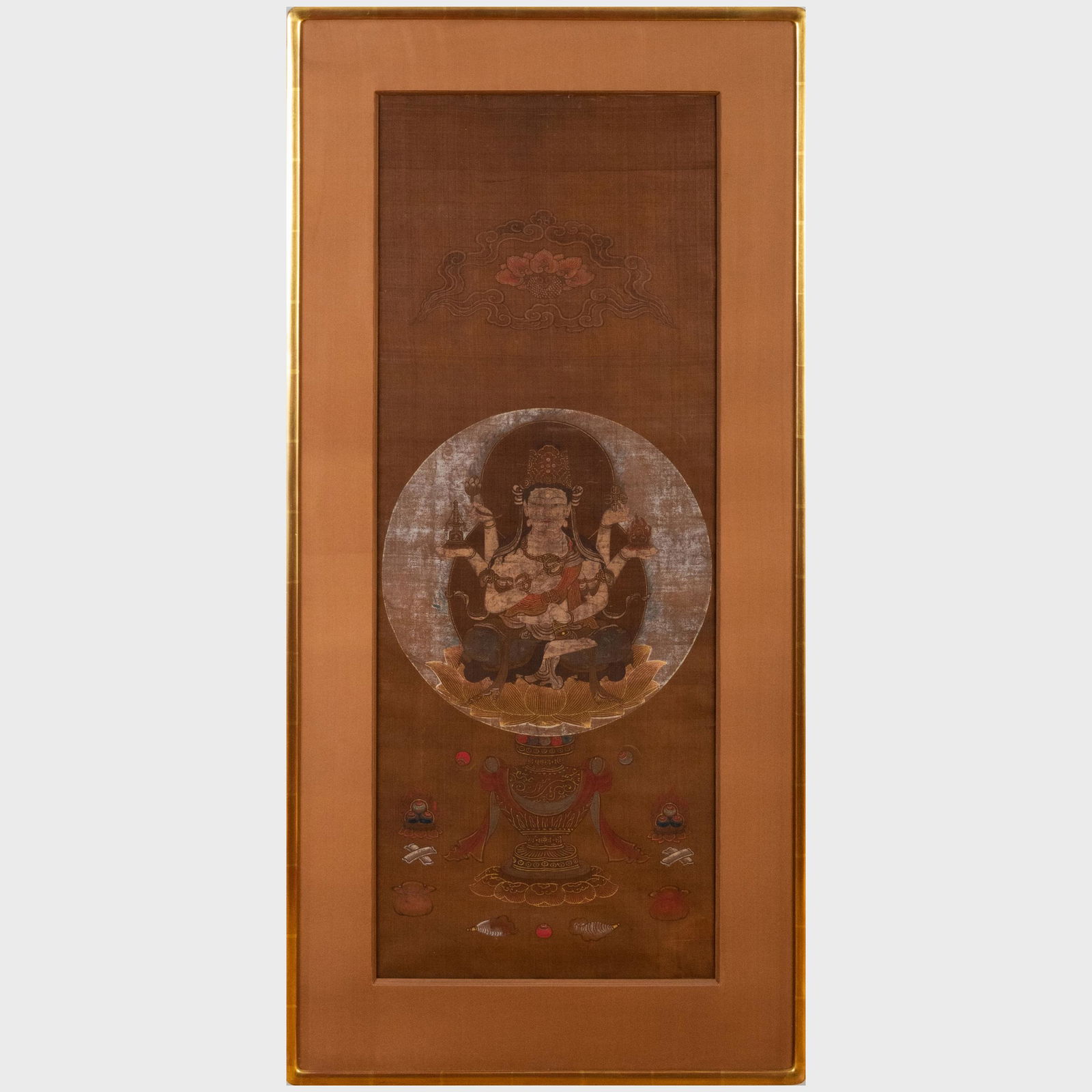 Japanese Scroll of Nyoirin-Kannon (1 of 3)