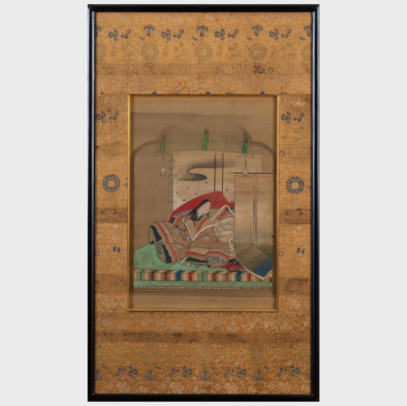 Japanese Scroll of Lady Murasaki Shikibu (1 of 3)