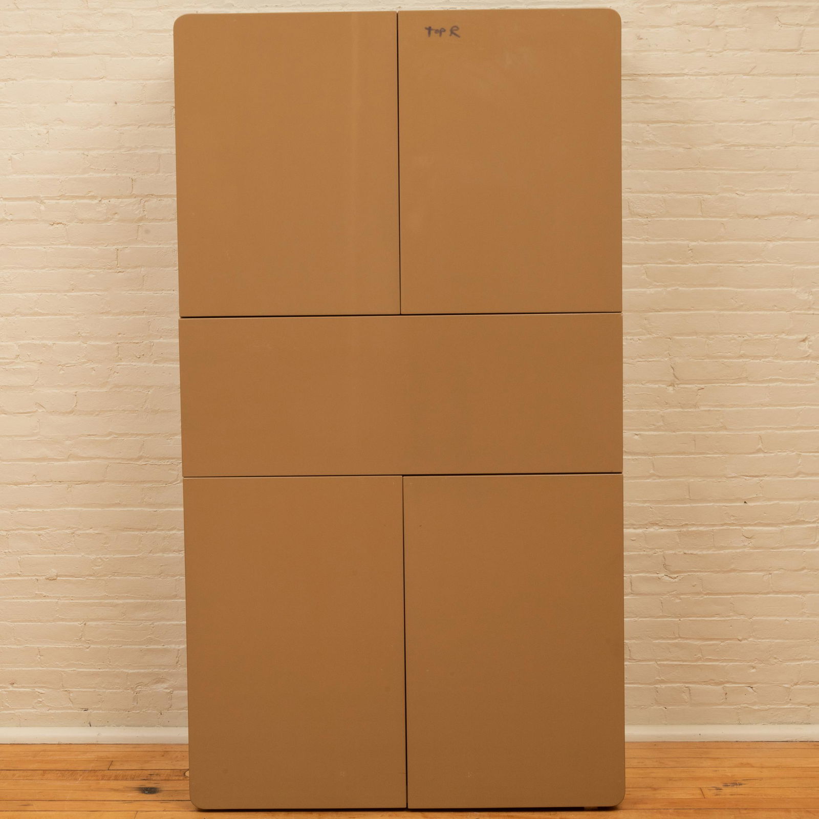 Leon Rosen for Pace Tan Lacquer Bar Cabinet (1 of 7)