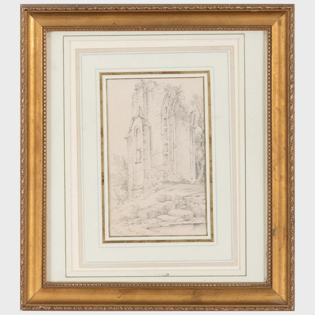 Paul Sanby Munn (1773-1845): Part of Furness Abbey (1 of 5)