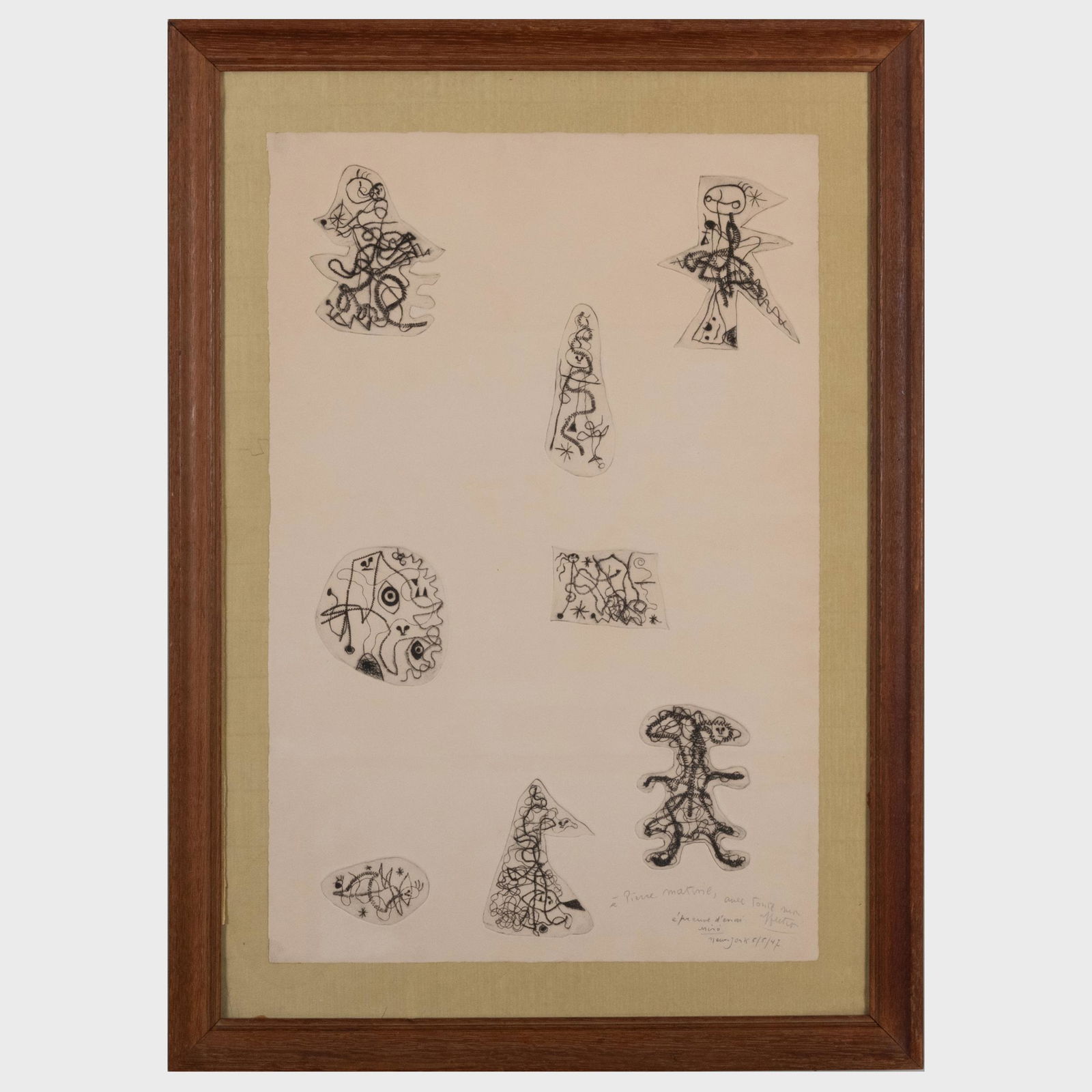 Joan Miró (1893-1983): L'Anti-tête, from Le Deperanto, vol. III (1 of 4)