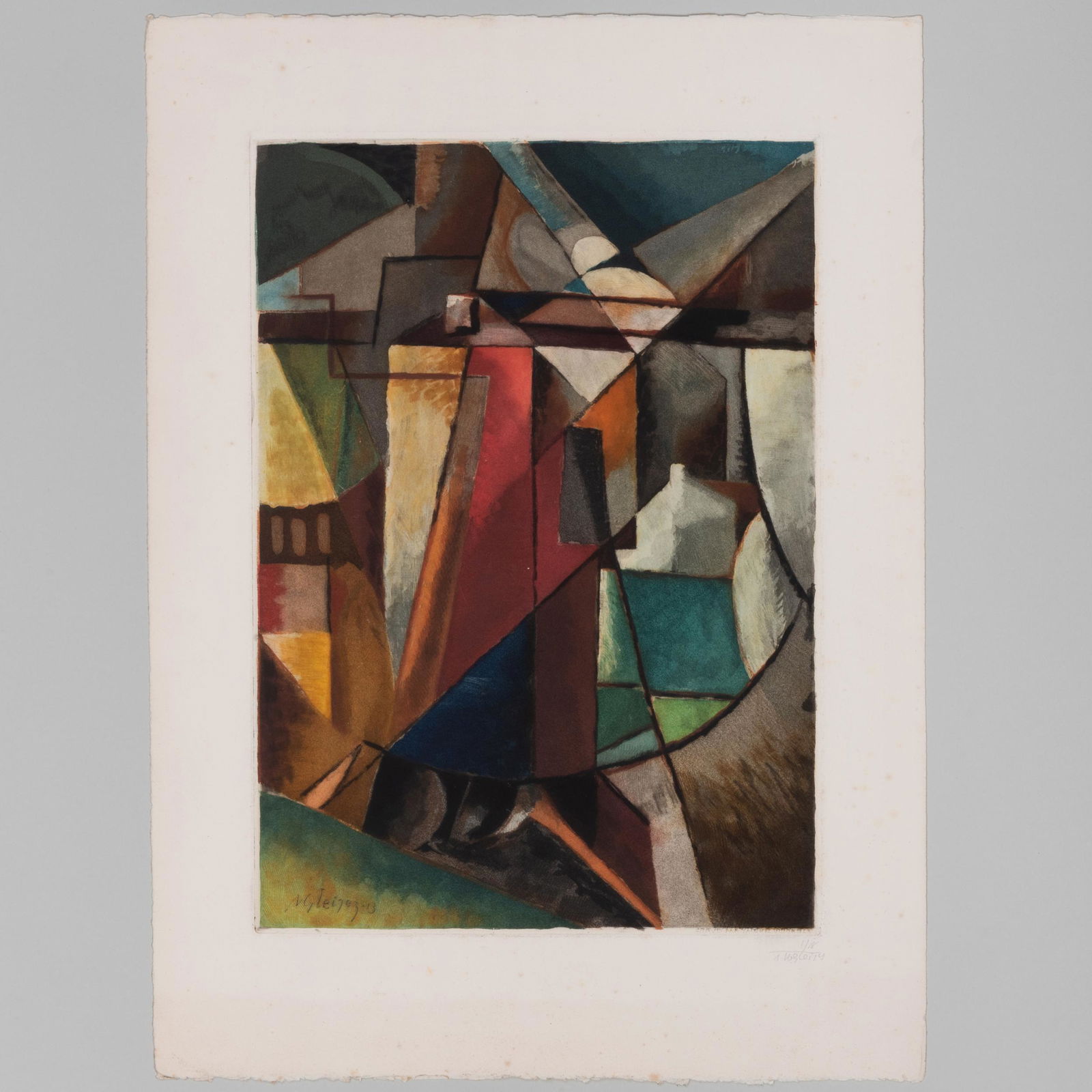 Jacques Villon (1875-1963): D'Après Villon, Composition; and D'Après Gleizes, Paysage (1 of 9)