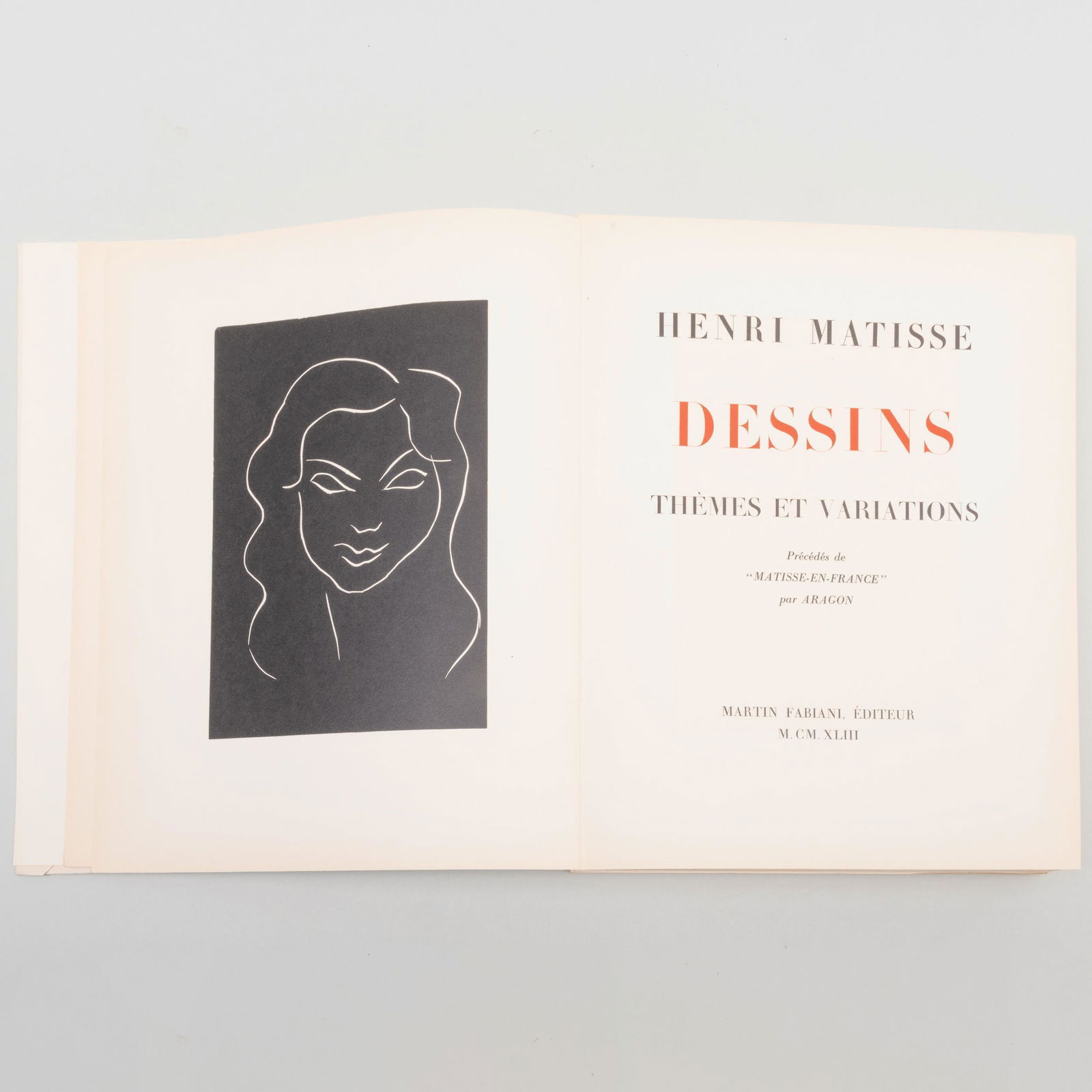 Henri Matisse Dessins, Themes Et Variations