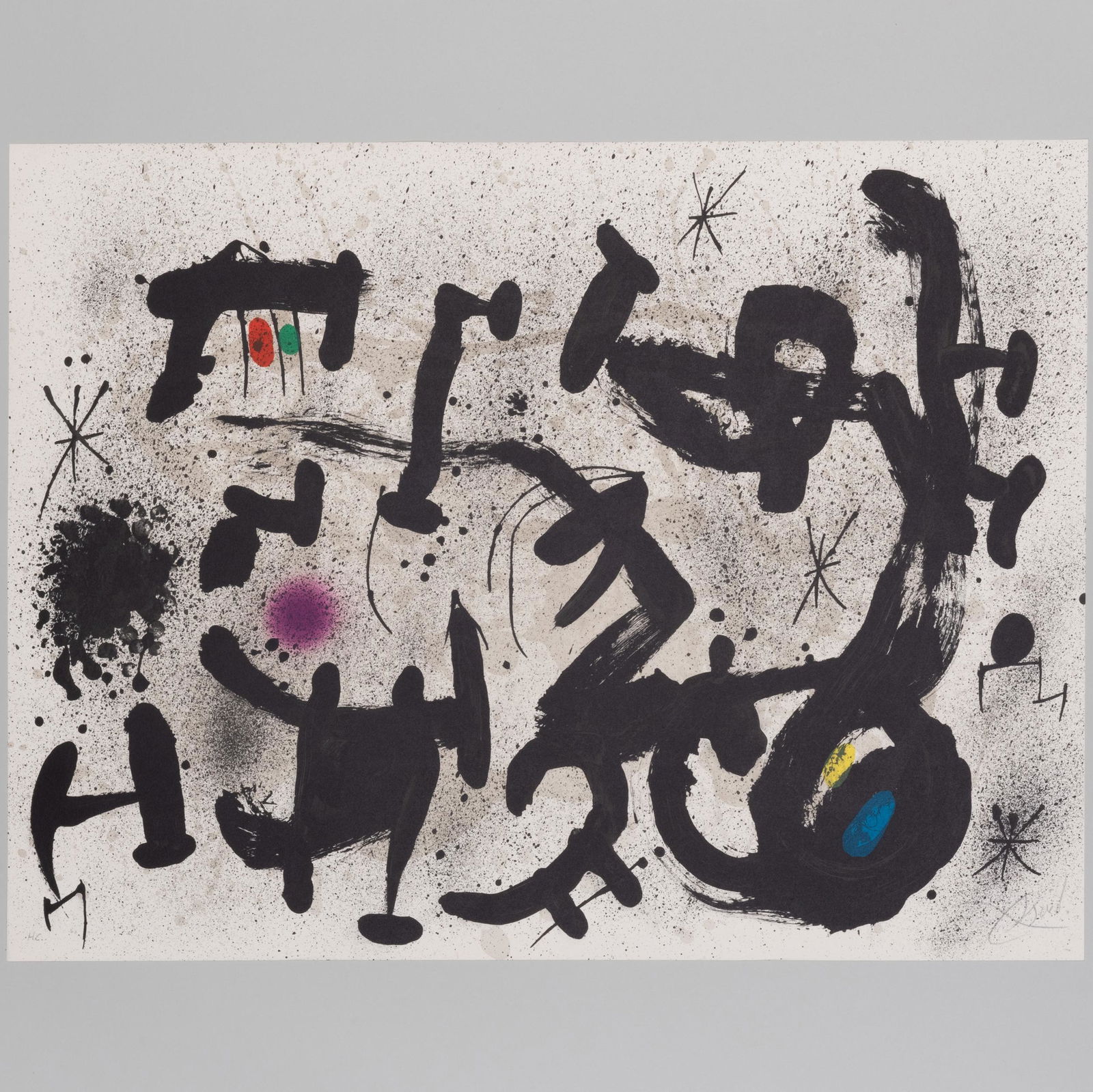 Joan Miró (1893-1983): Homentage à Joan Prats (1 of 6)