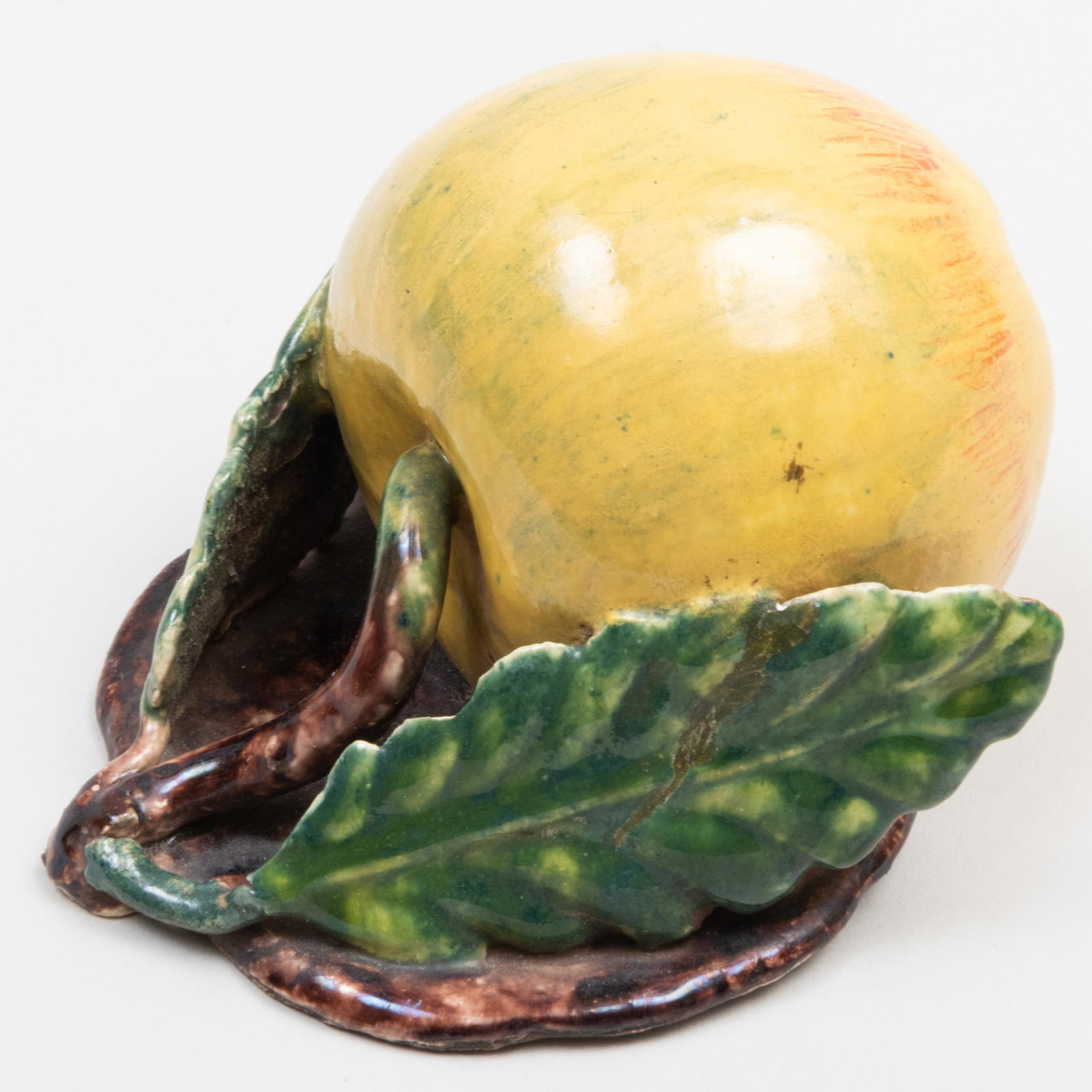 Delft Model of an Apple: Delft Model of an Apple Unmarked. 3 x 4 x 4 in. The Collection of Jill and John Fairchild