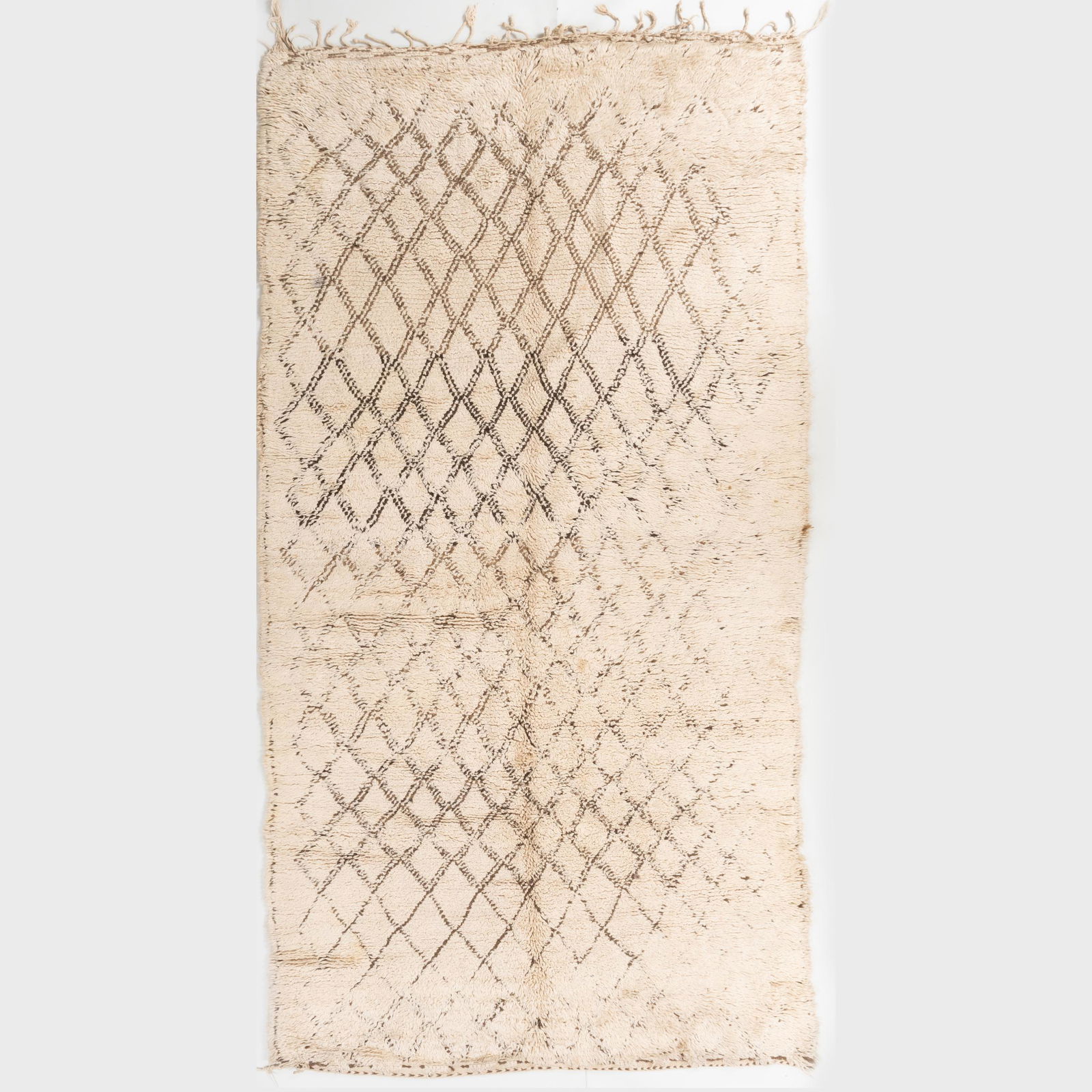 Moroccan Beige and Black Carpet (1 of 9)