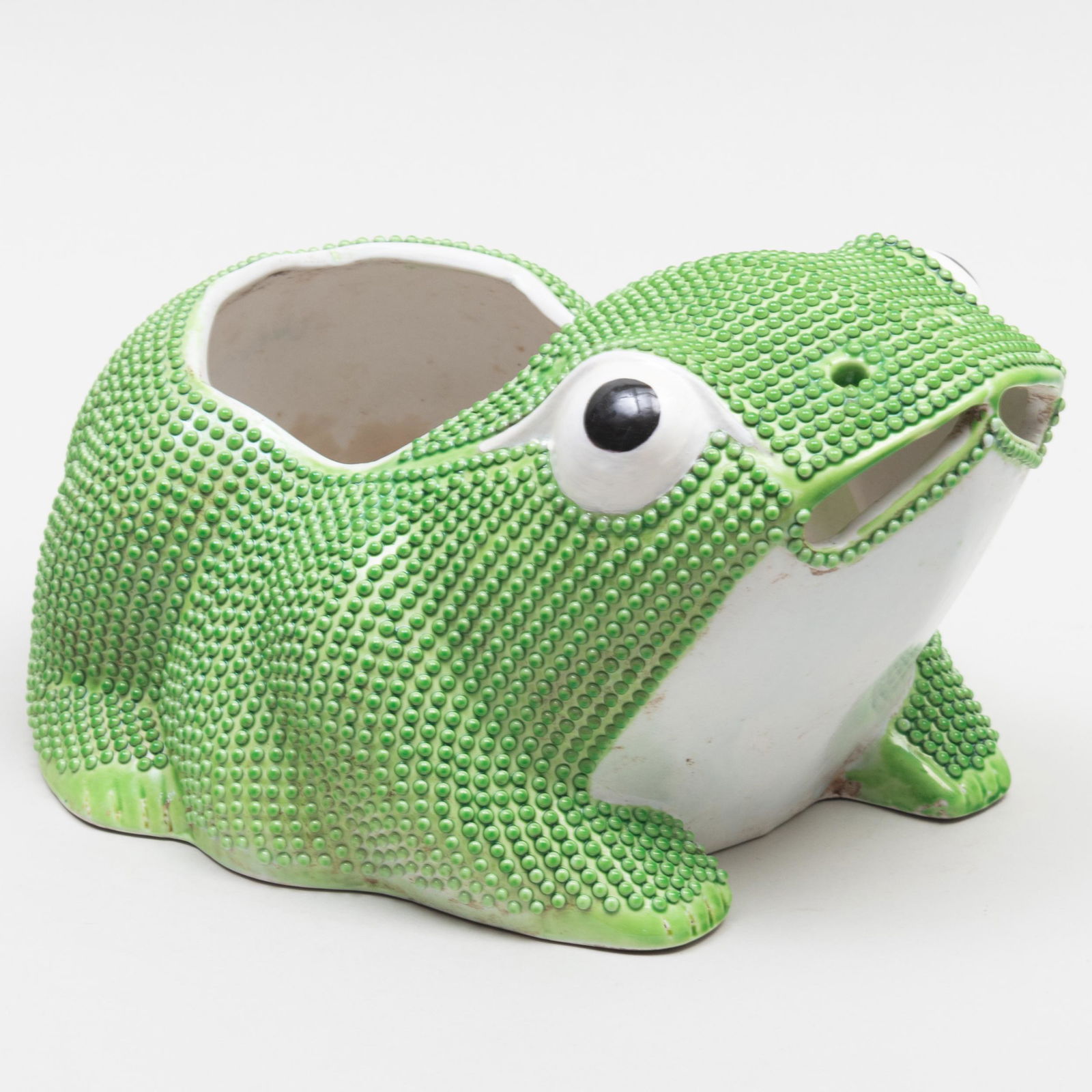 Chinese Export Porcelain Jardiniere Frog Form Pitcher (1 of 7)