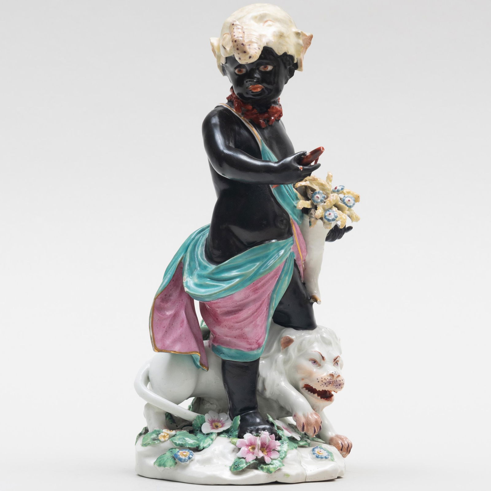Chelsea Porcelain Figure Emblematic of Africa (1 of 7)