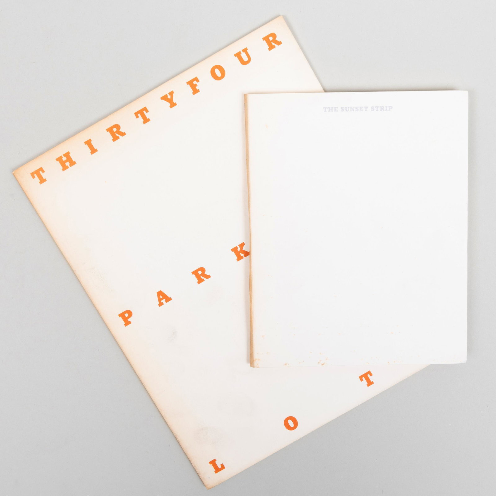 Ed Ruscha (b. 1937): The Sunset Strip; and Thirtyfour Parking Lots (1 of 7)