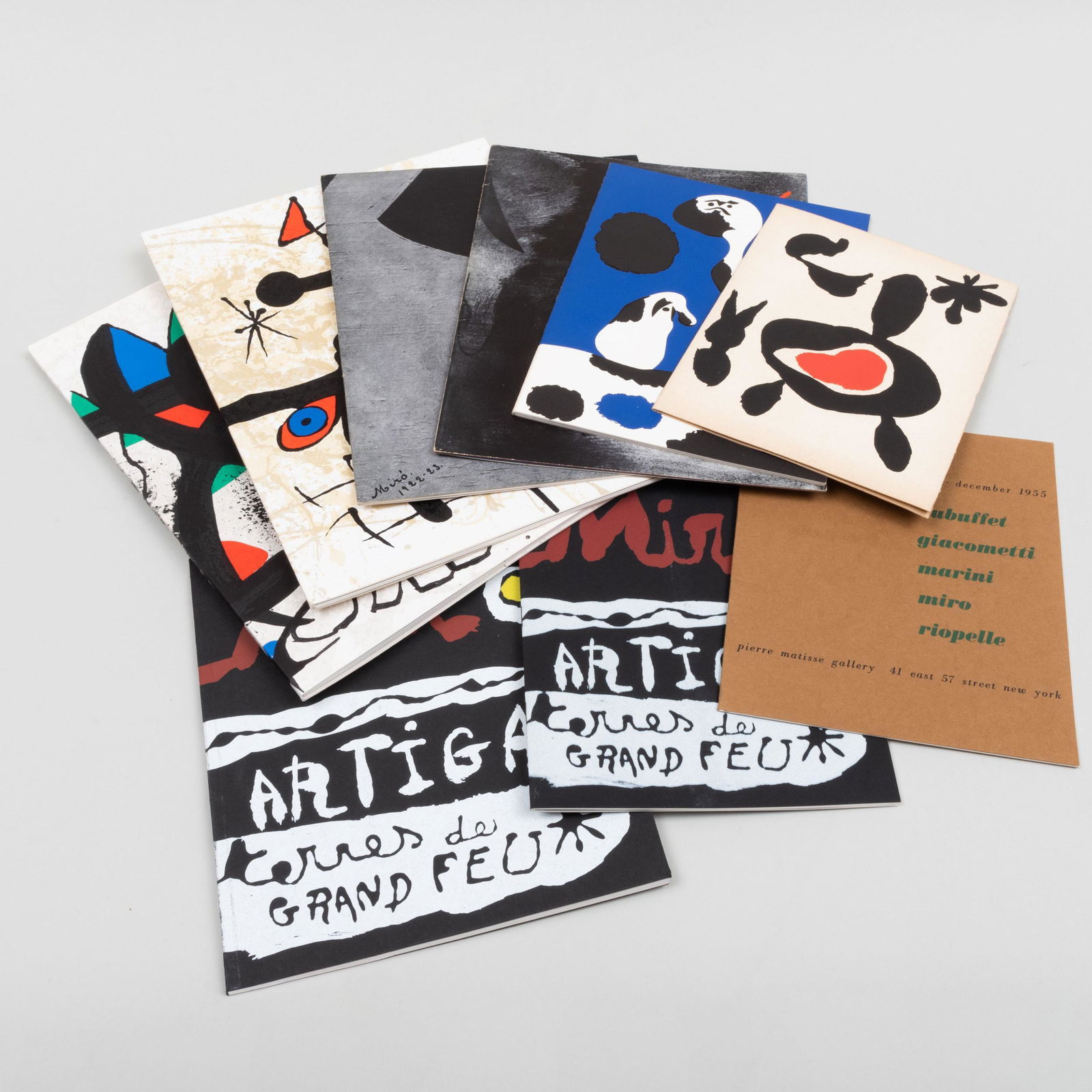 Group of Nine Miro Exhibition Catalogues and Two Exhibition Invitations (1 of 20)
