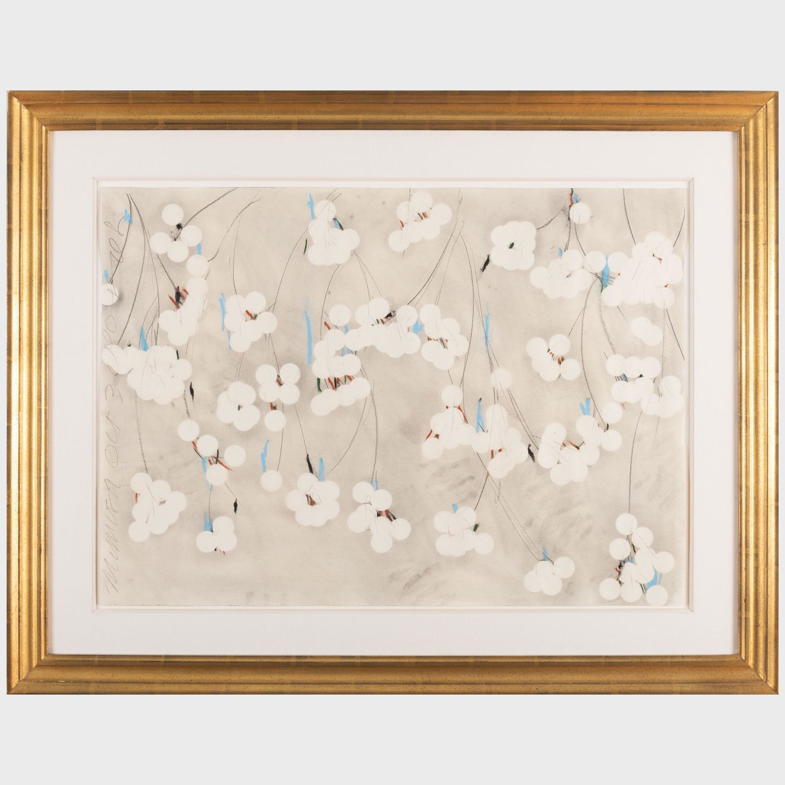 Donald Sultan (b. 1951): Mimosa, September 26, 2008; Mimosa, October 30, 2008; and Mimosa, December (1 of 15)