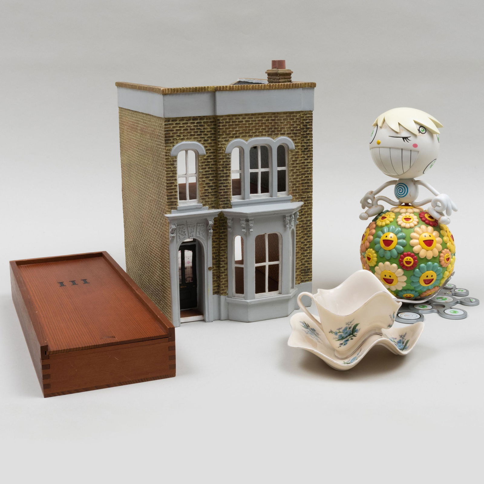 Various Artists: Peter Norton Family Christmas Project: A Group of Four: Various Artists: Peter Norton Family Christmas Project: A Group of Four Including: Robert Lazzarini (b. 1965): Teacup and Spoon, 2003; Lorna Simpson (b. 1960): III (Wishbones), 1994; Ta