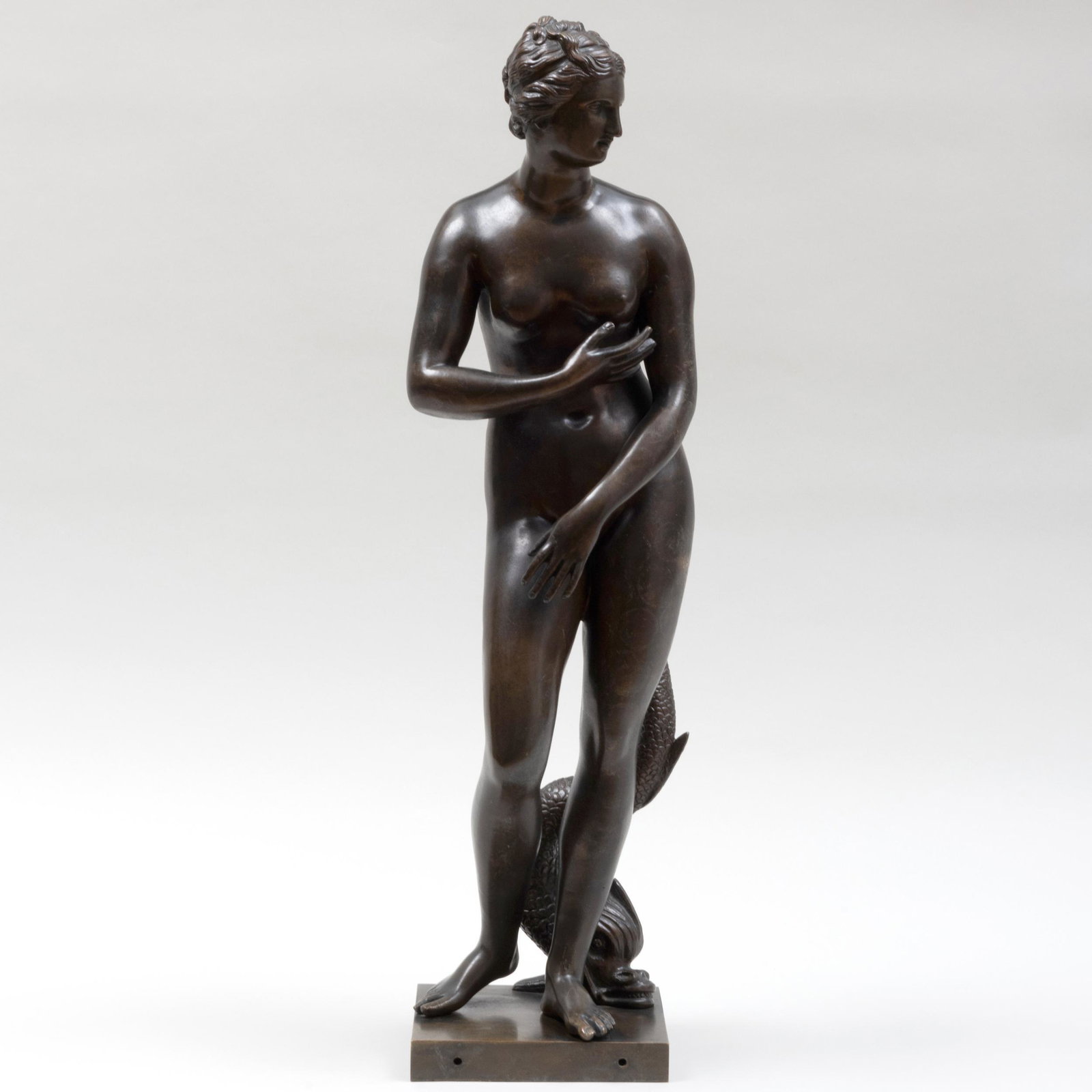 Bronze Model of the Bathing Venus: Bronze Model of the Bathing Venus 24 in. high. Galerie Chenel, Paris. Property of a European Collector