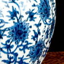 Chinese Ming Blue and White Lobed Porcelain Vase