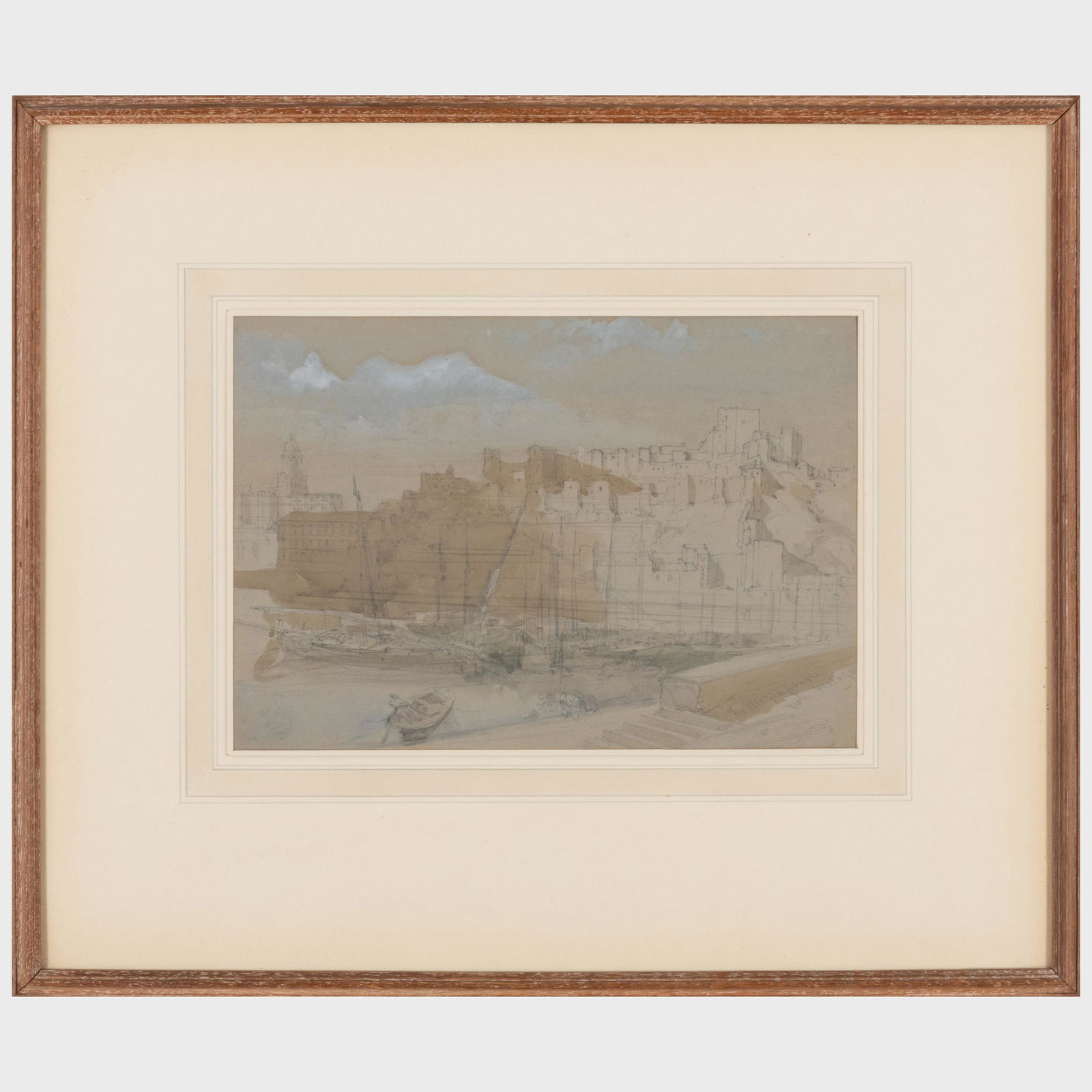 David Roberts (1796-1864): The Alcazar from the Mole, Malaga (1 of 15)