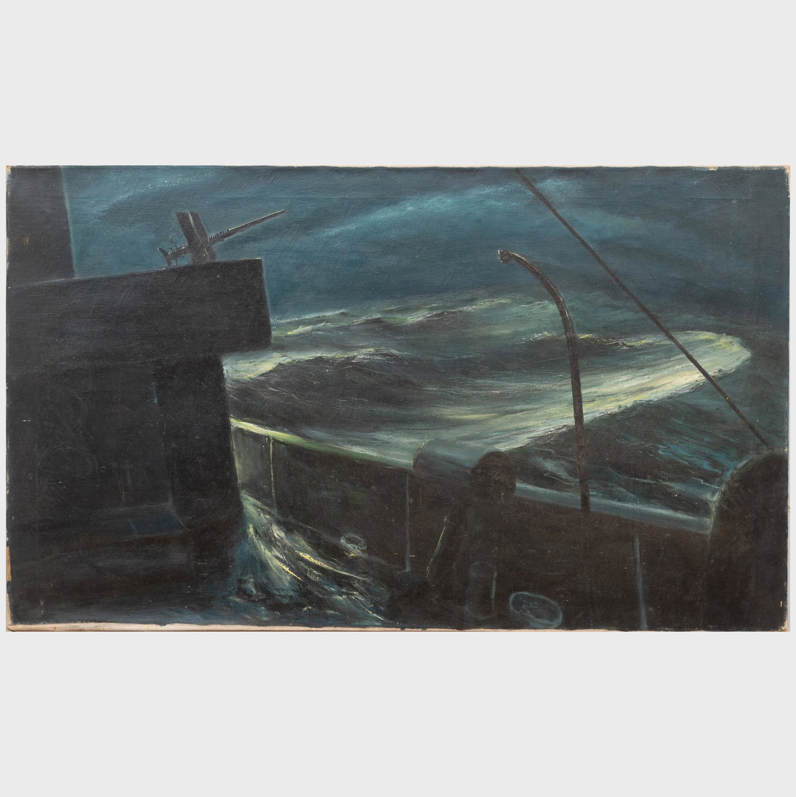 William Thon (1906-2000):  Night Watch (1 of 2)