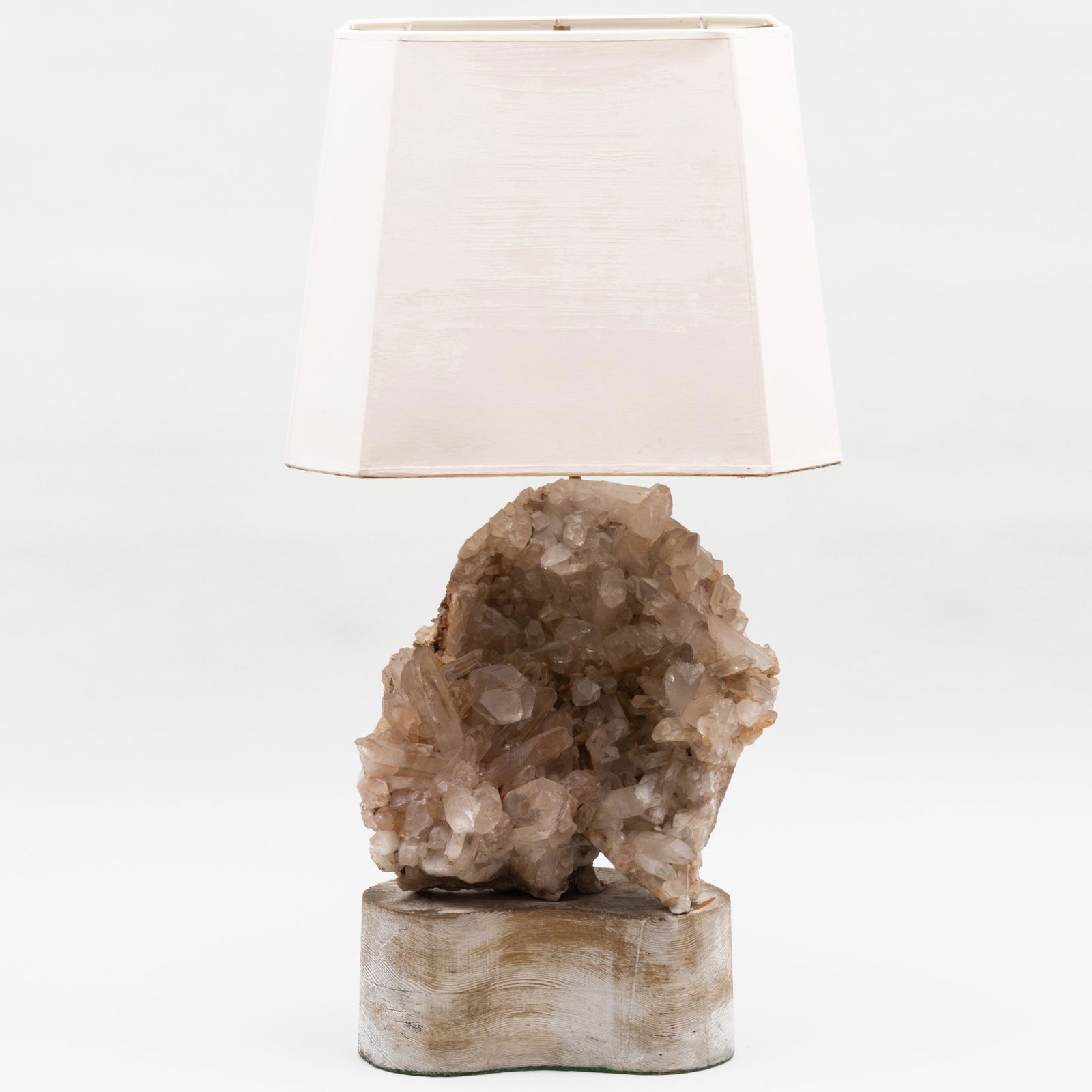Carole Stupell Quartz Crystal Mounted Table Lamp with a Custom Shade (1 of 10)