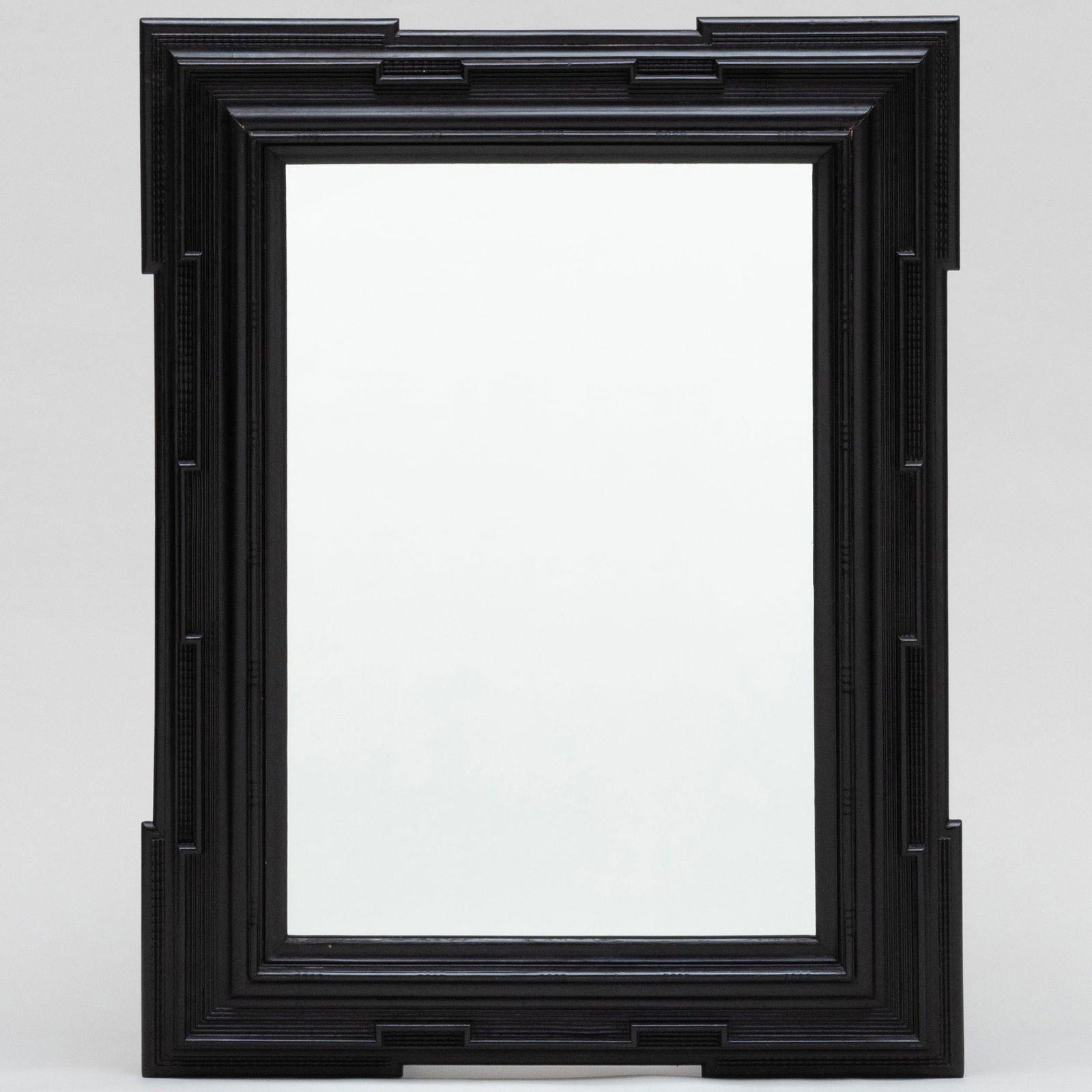 Large Flemish Baroque Style Ebonized Mirror (1 of 4)