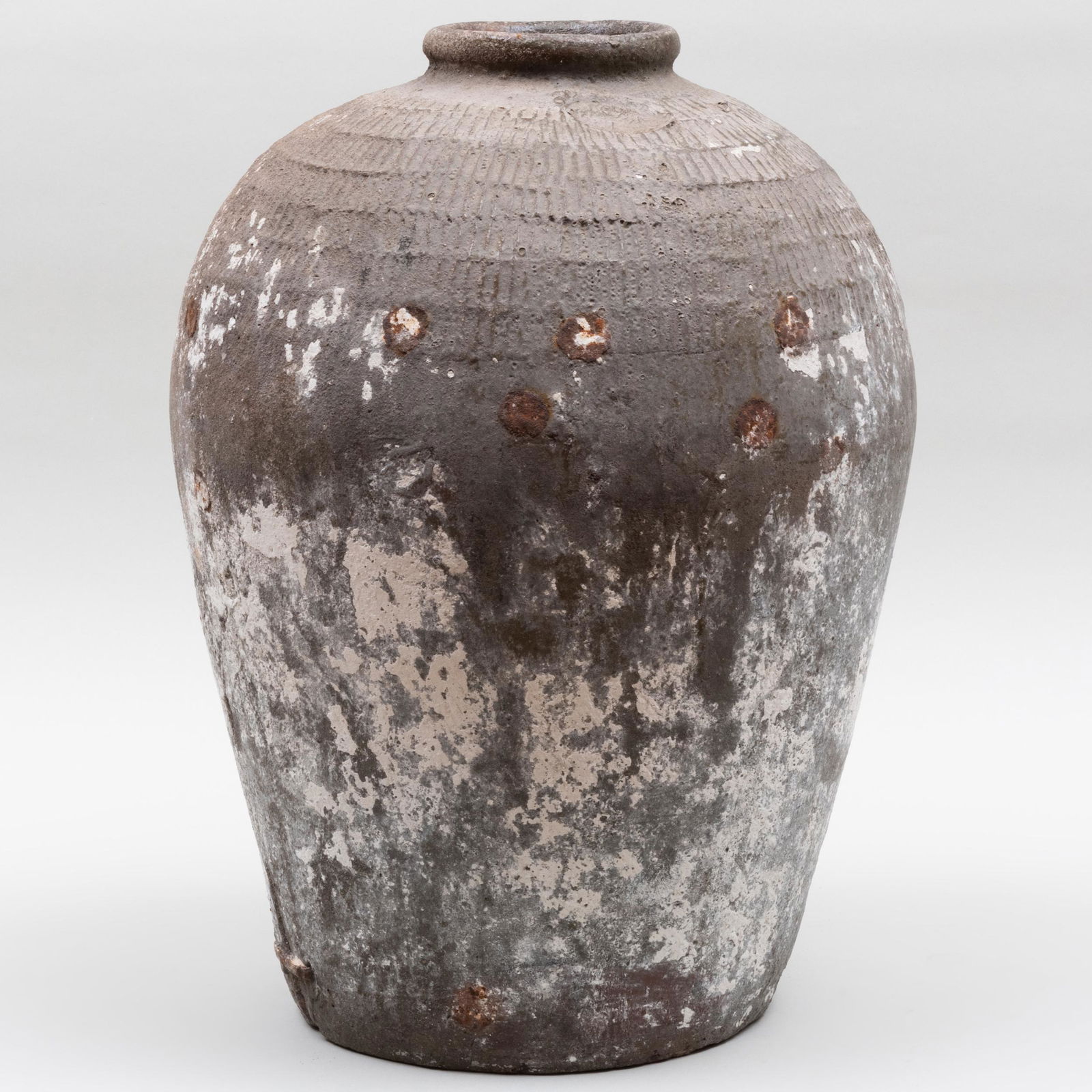 Rustic Cast Stone Jar (1 of 6)