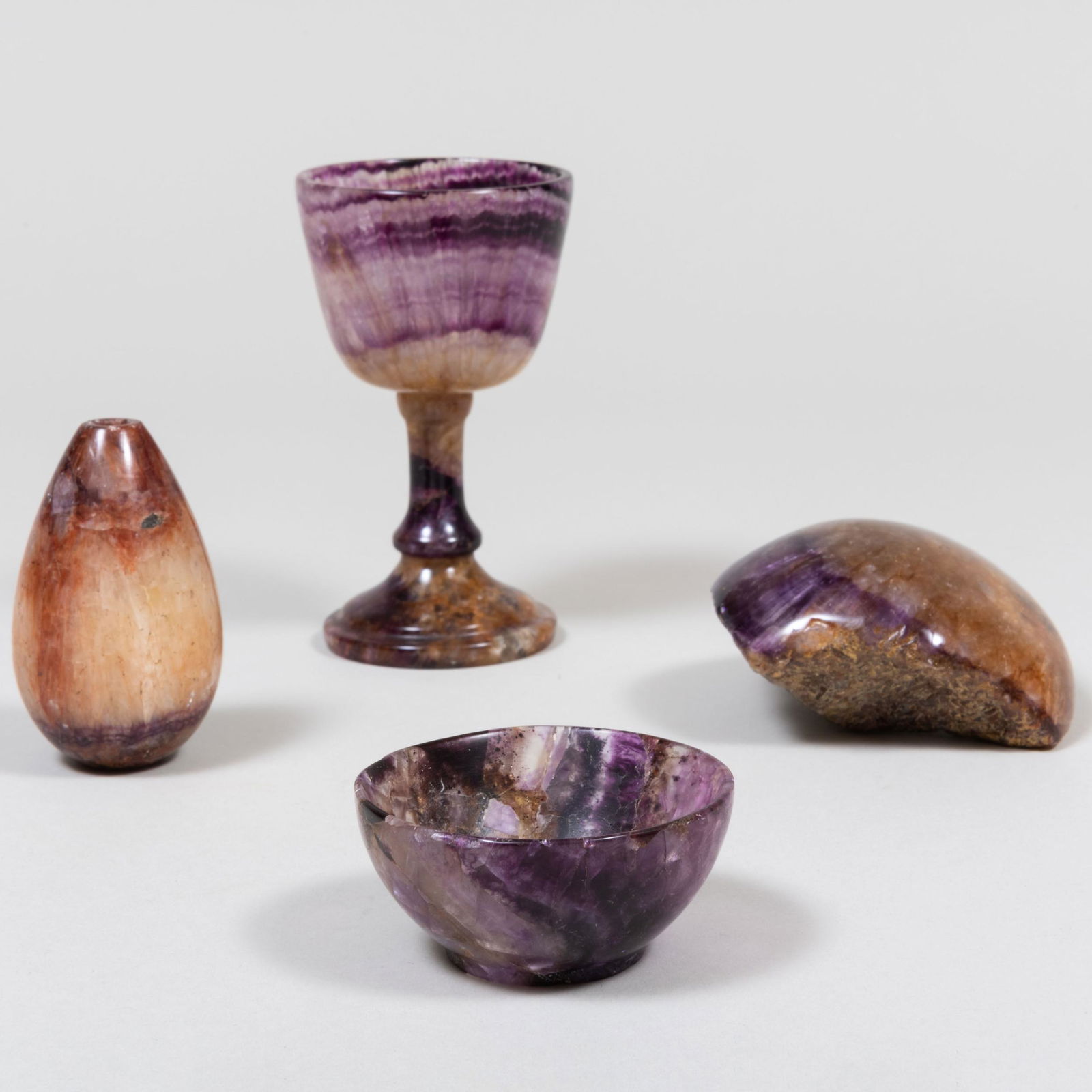 Group of Four Blue John Table Articles (1 of 20)