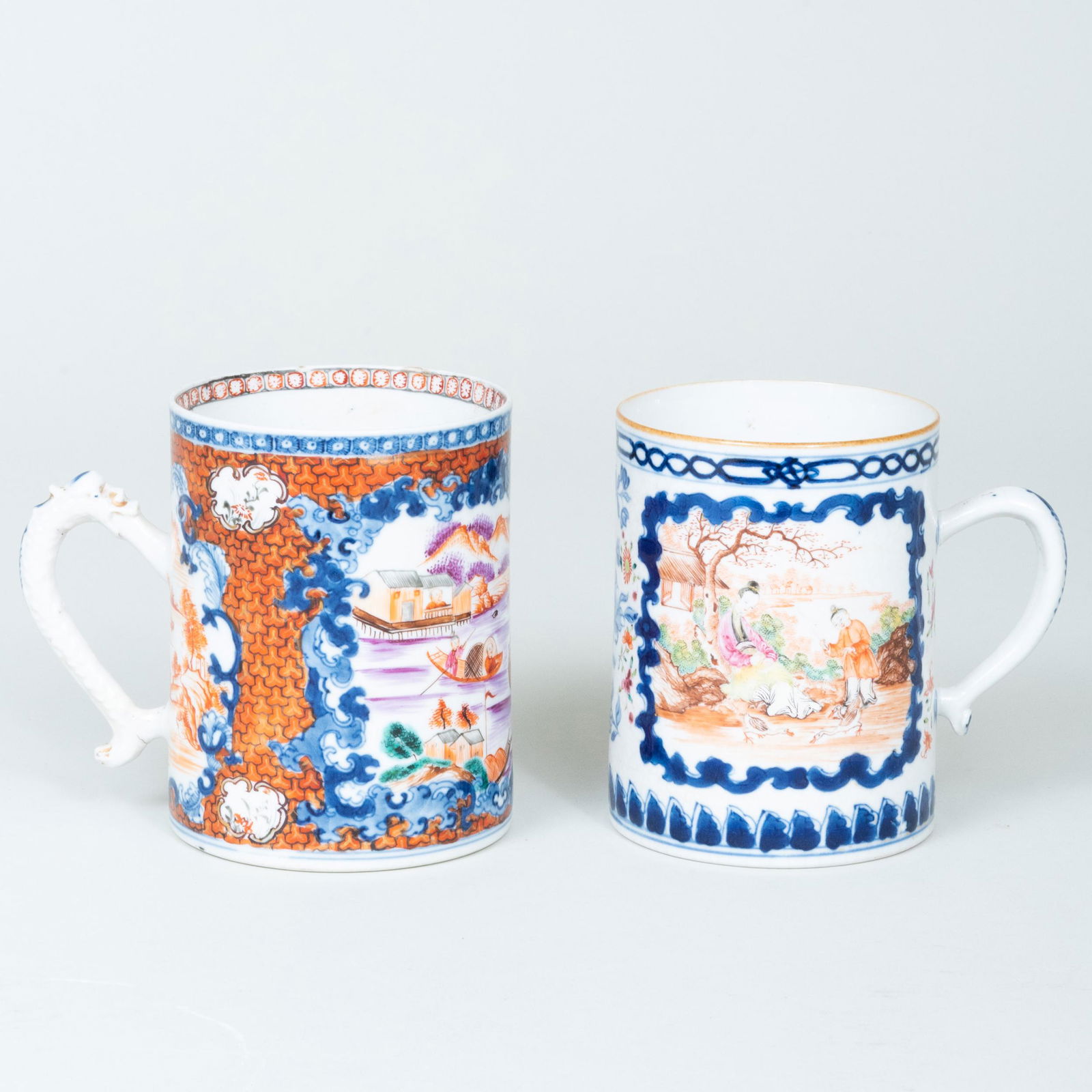 Two Chinese Export Porcelain Mugs (1 of 7)