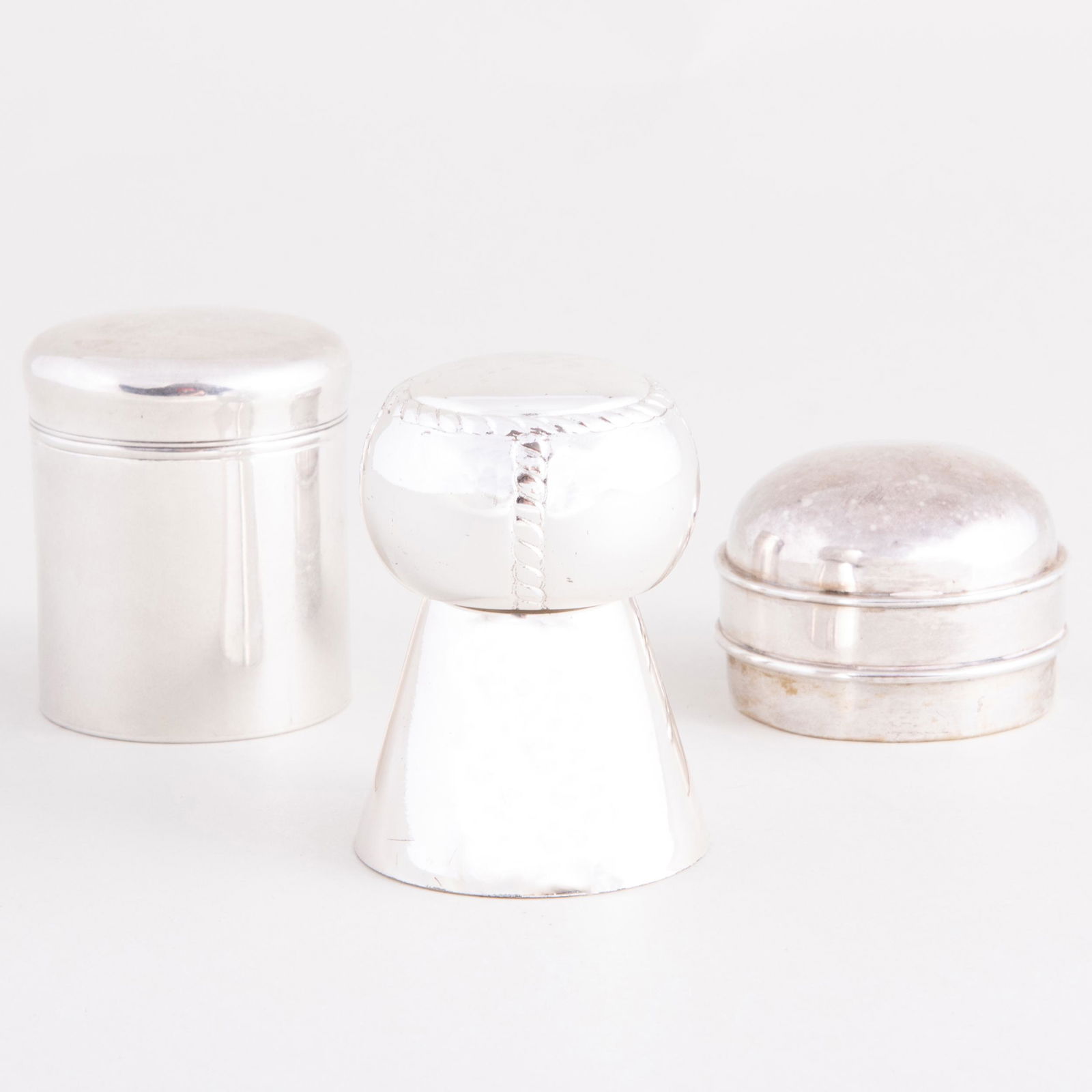 St. Hilaire Silver Plate Champagne Bottle Stopper and an Austrian Silver Sugar Caster (1 of 11)