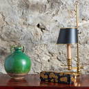 French Gilt-Bronze Bouillotte Lamp and a Chamber Stick Lamp