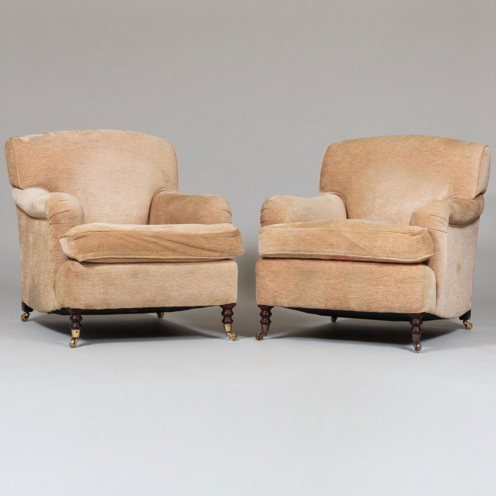 Pair of George Smith Upholstered Club Chairs (1 of 10)