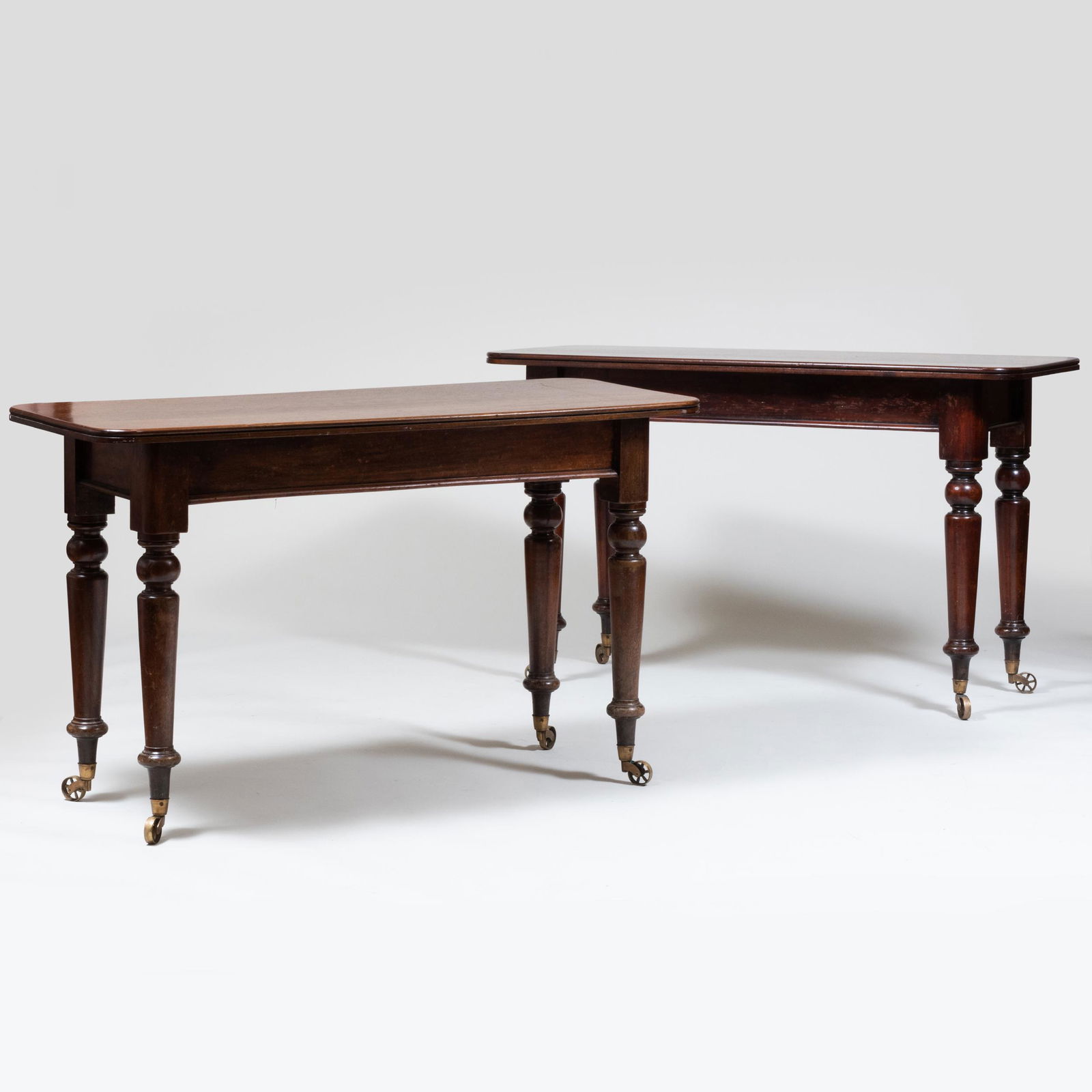 Pair of Early Victorian Mahogany Serving Tables (1 of 14)