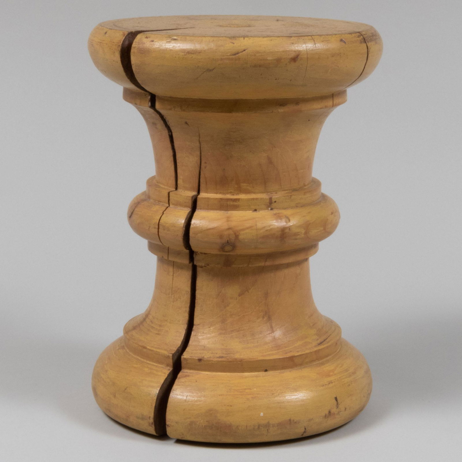 Turned Wood Model of a Mortar (1 of 6)